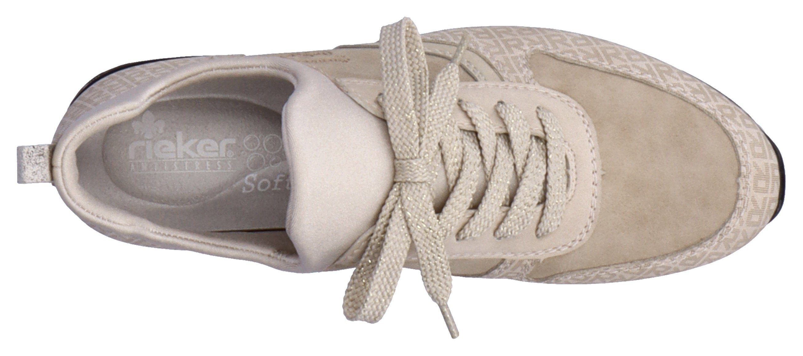 elastischem Sneaker zum Einstieg, Schlupfen Slip-On mit Rieker