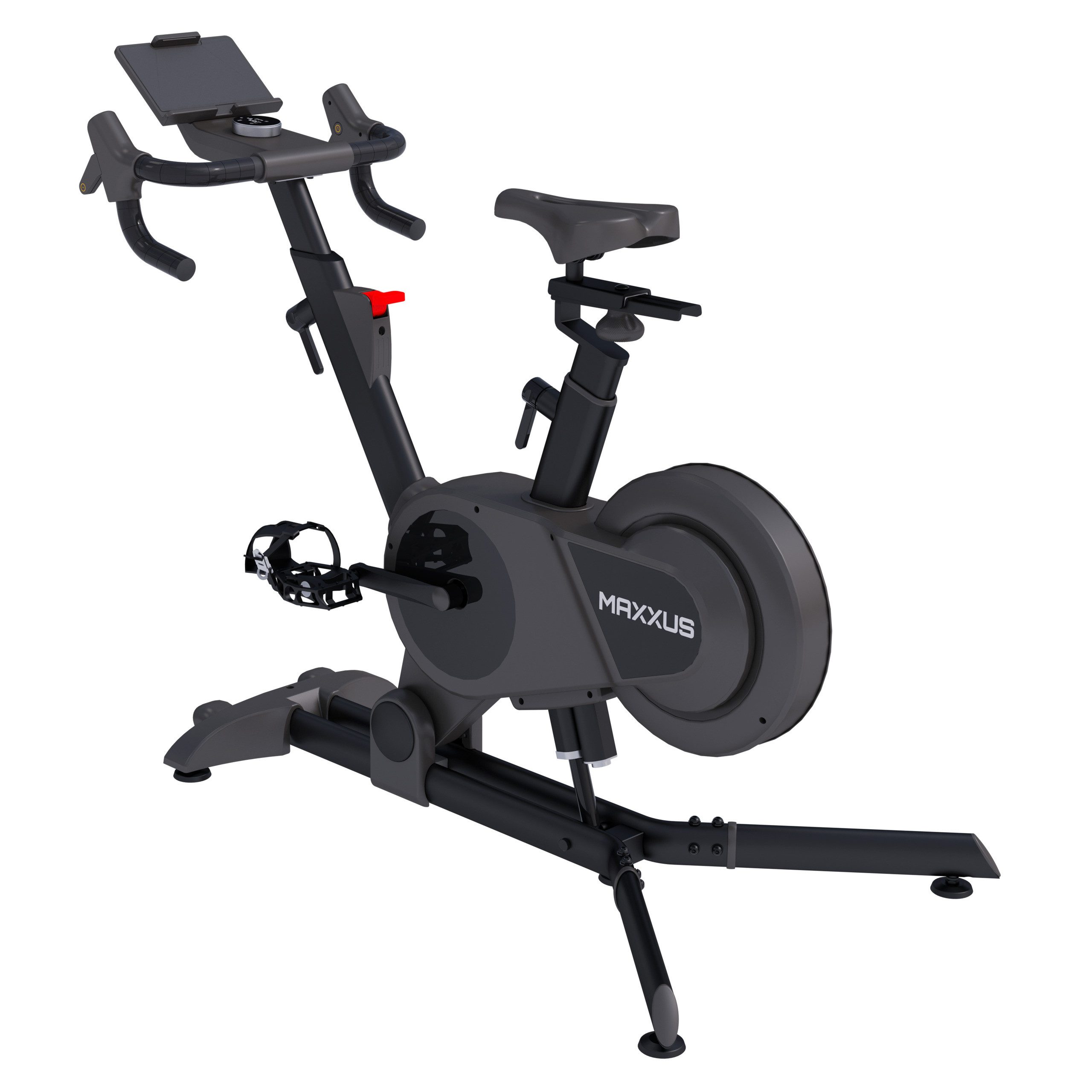 Speedbike S2 - Leise/Monitor/Tablet Halter - Heimtrainer Fahrrad, Indoor Cycling