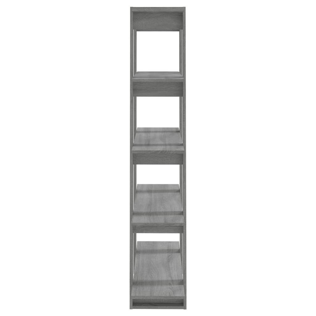 Grau 100×30×160 1-tlg. Bücherregal vidaXL cm, Bücherregal/Raumteiler Sonoma