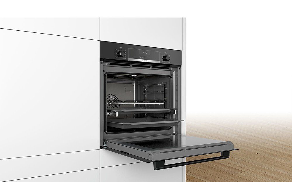 BOSCH Backofen-Set Teleskopauszug Air Fry + Induktionskochfeld HomeConnect autark 60 cm