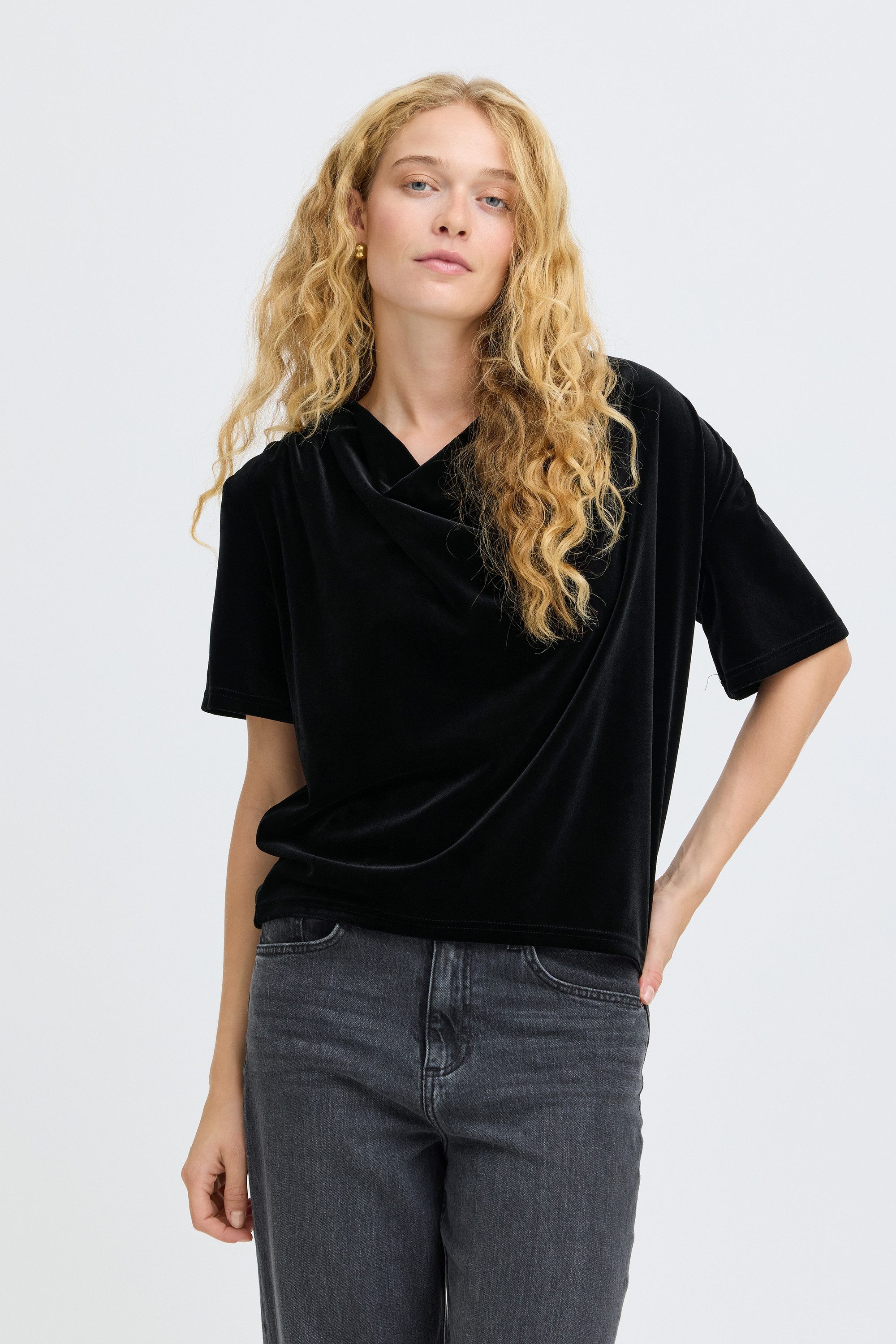 b.young Blusentop T-Shirt kurzarm BYPERLINA
