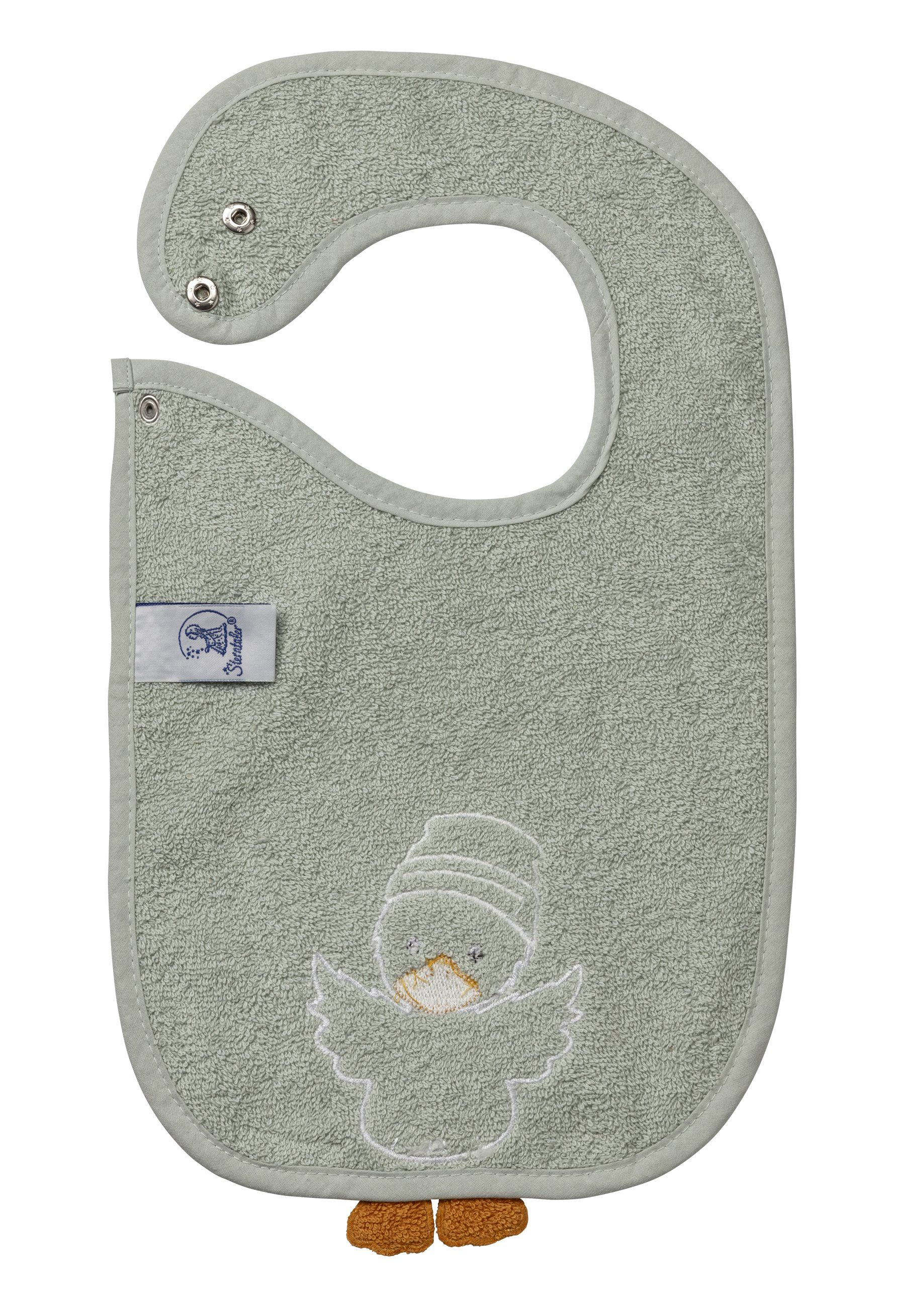 Sterntaler® Lätzchen Lätzchen Druckknopf ENTE Edda, (Set, 1-St)