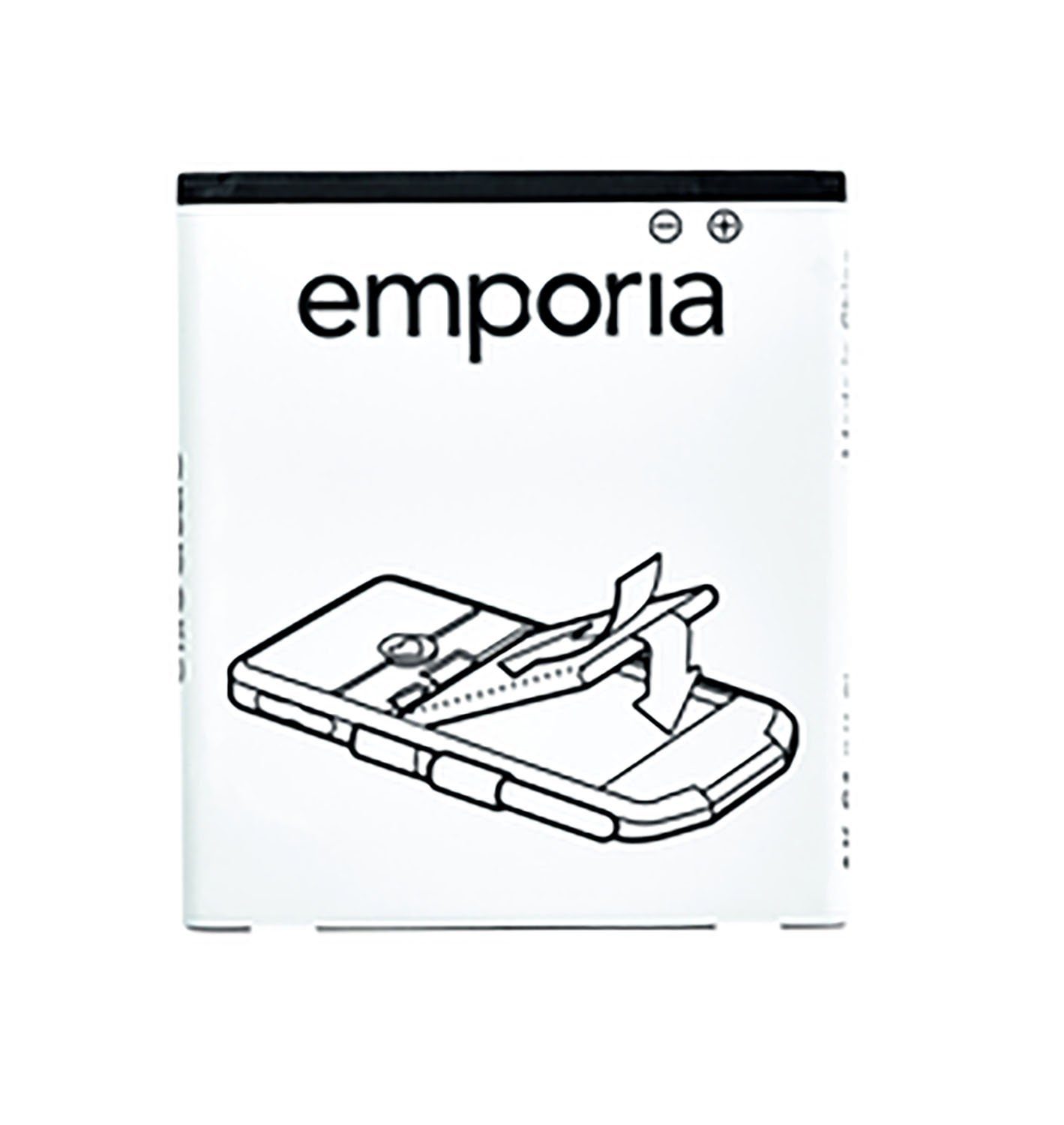 Emporia Original Akku für Emporia Smart 2 Akkupacks Akku 2400 mAh