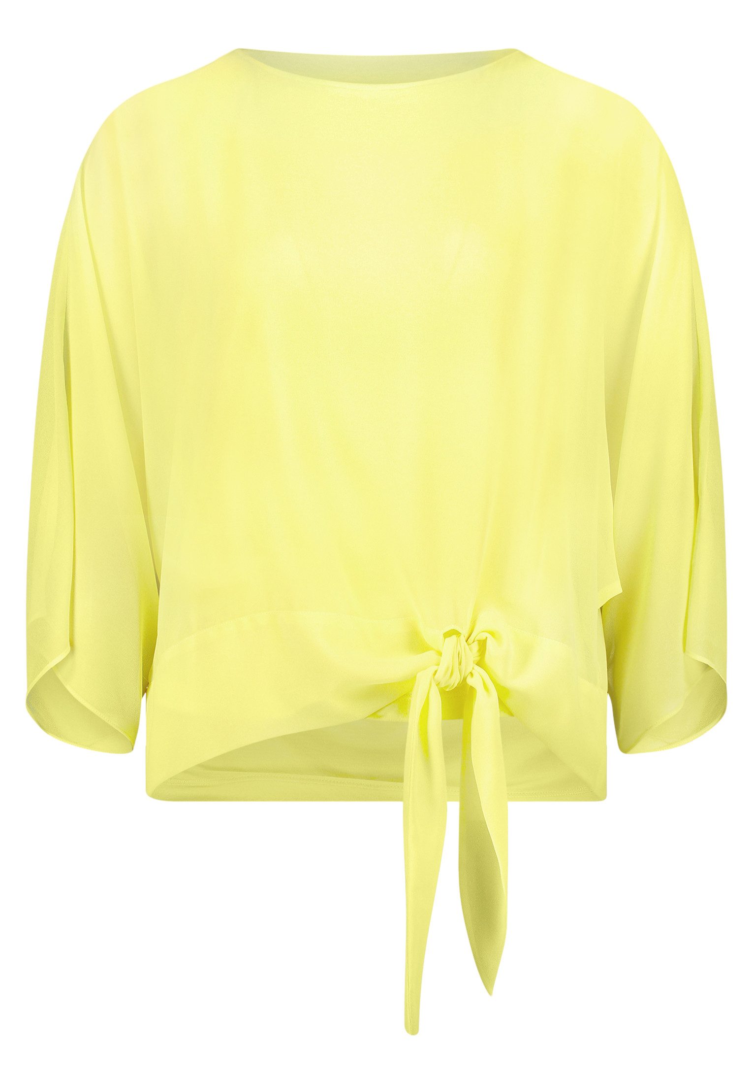 Chiffonbluse Damen unifarben