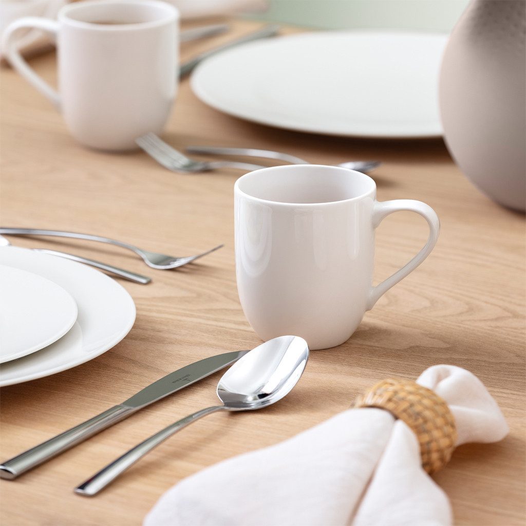 Villeroy & Boch Kaffeeservice For Me Kaffeebecher-Set 2-teilig (2-tlg), 2 Personen, Porzellan, Premium Porcelain, mikrow.- & spülm.sicher, Made in Germany