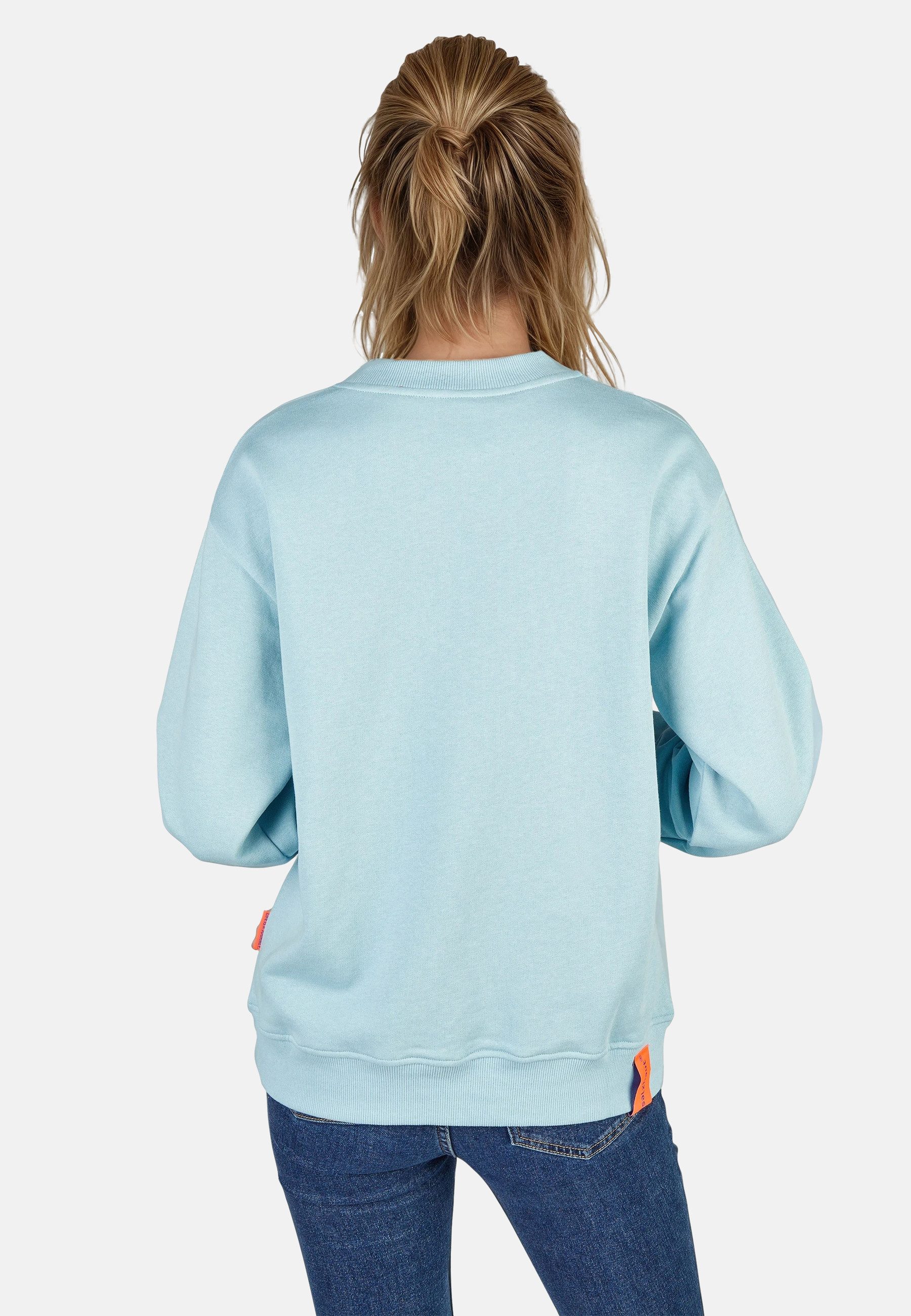 salzhaut Sweatshirt VEBIESTERN Damen Relaxed-Fit salzhaut Pullover – bequemer Fit und nordisch klares Design