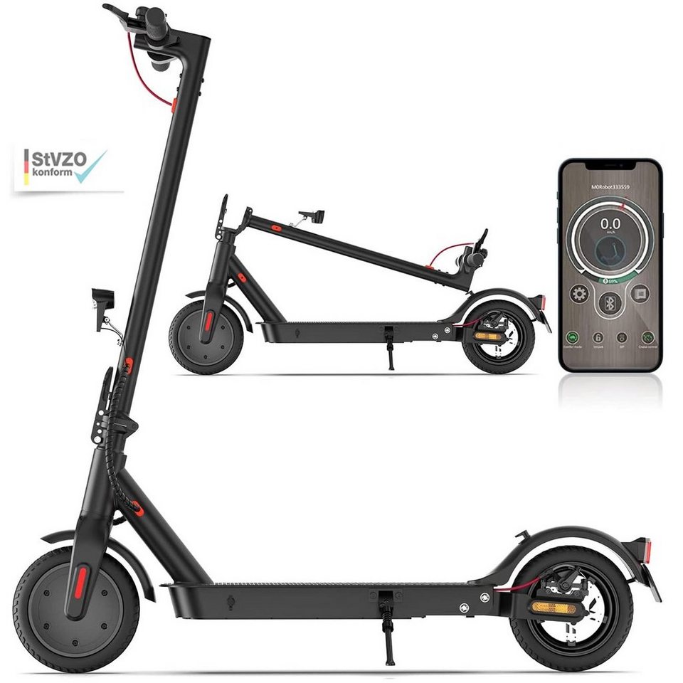 LETGOSPT E-Scooter ELEKTROSCOOTER, E-Roller, 8,5\