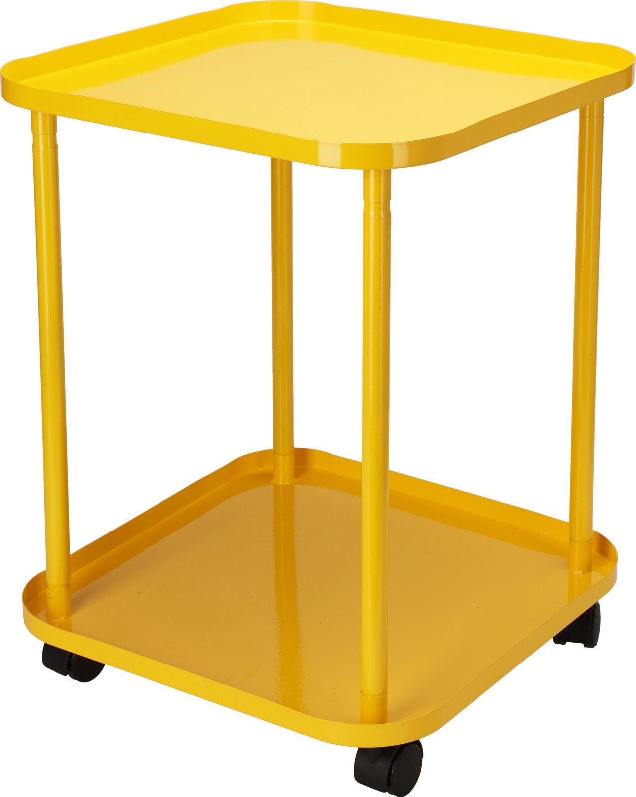 Koopman Beistelltisch Sofatisch Kaffeetisch Rolltisch 49x38x38cm Rollen Met günstig online kaufen