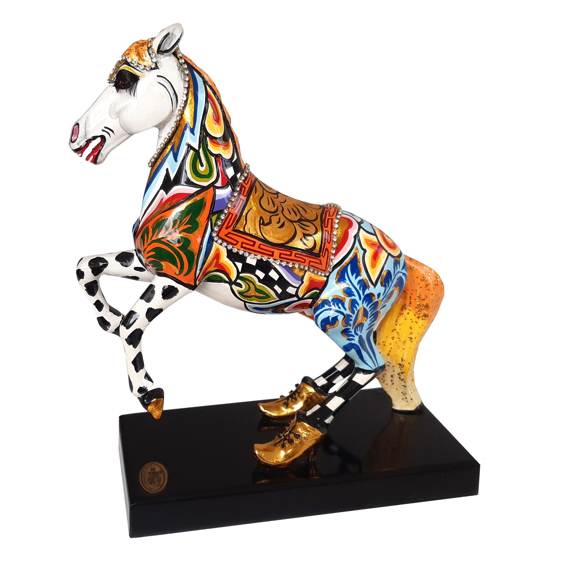 Tom`s Drag Tierfigur Tom`s Drag Pferd "White Champion (M)", perfekt zu jedem Anlass, Geburtstag, Weihnachten. Sammelfigur