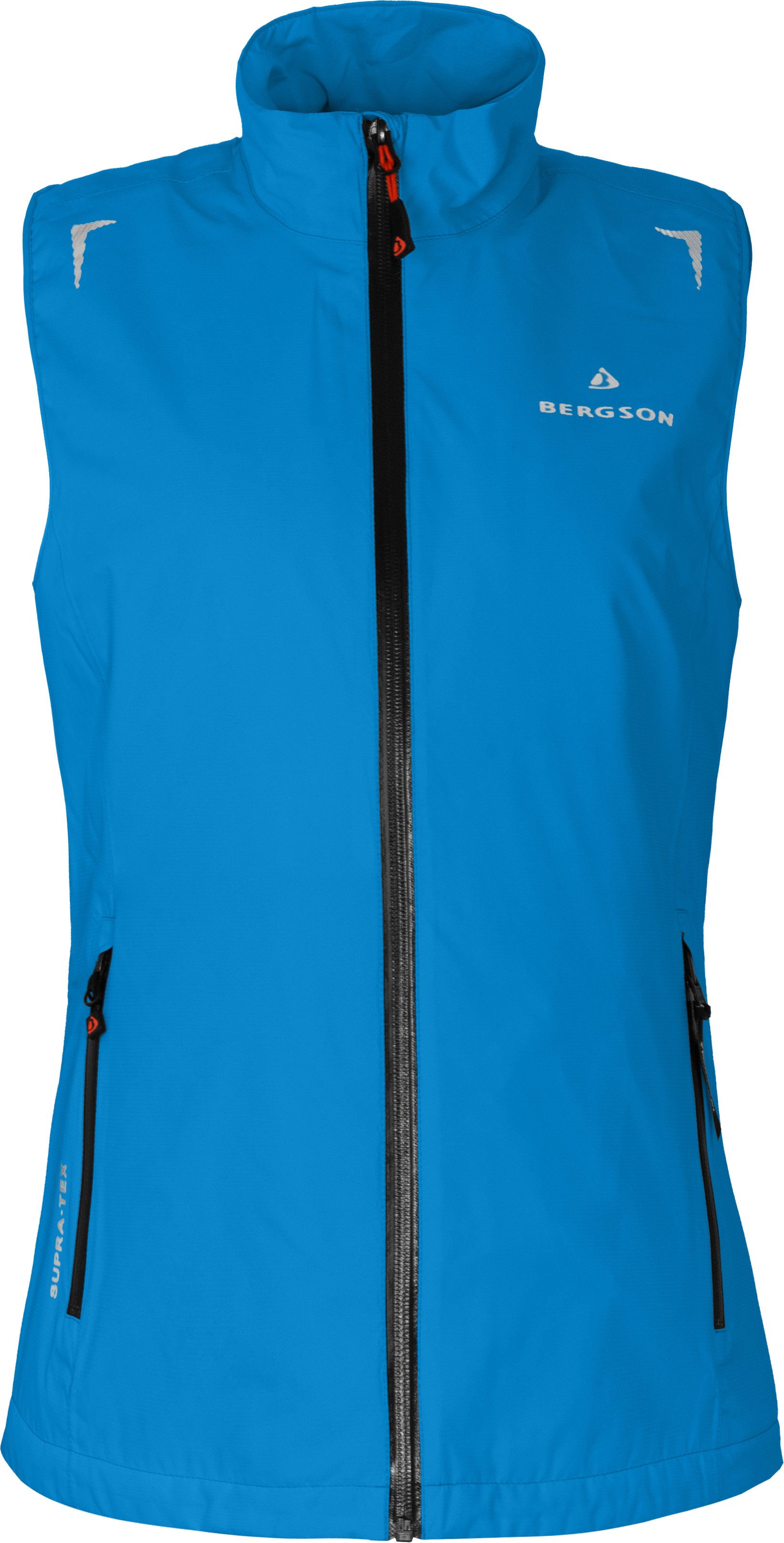 Bergson Regenjacke HELLI THERMO Weste Damen Regenweste, Netzfutter, 12000 m günstig online kaufen