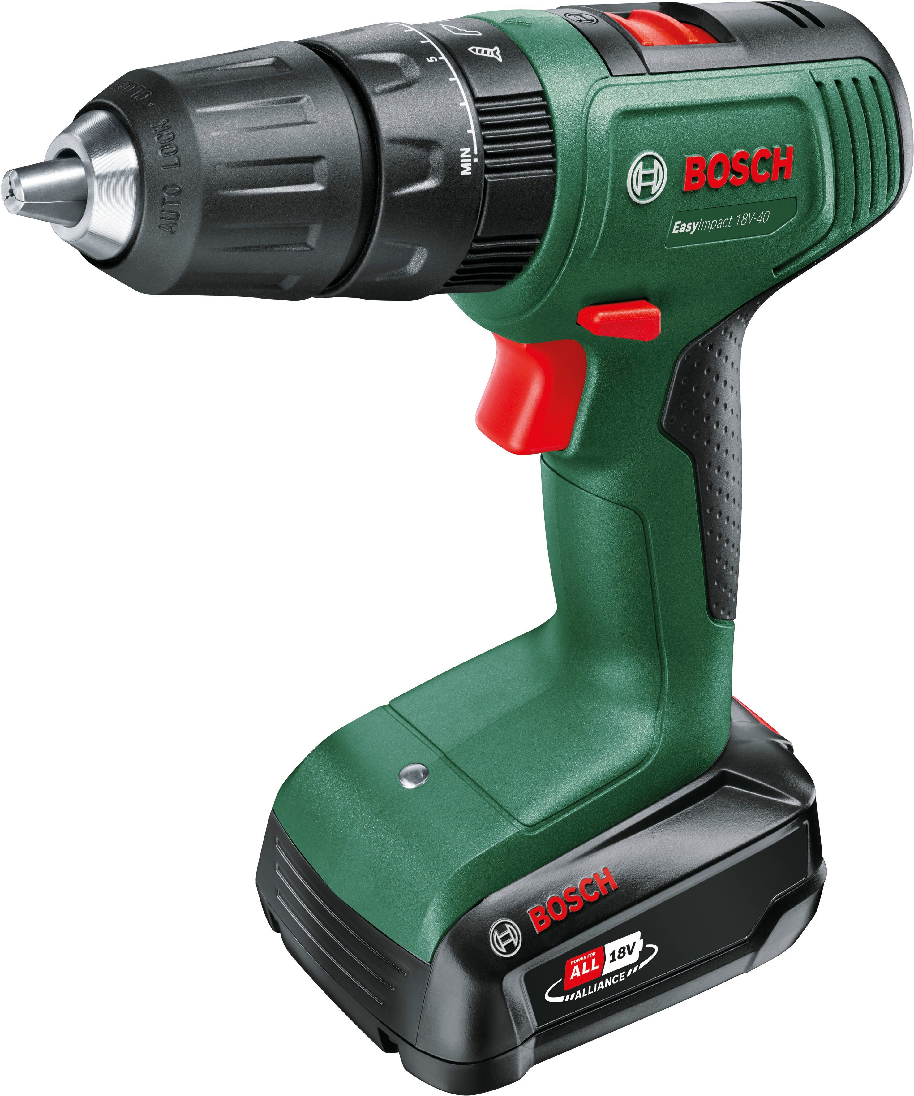 Bosch Home & Garden Akku-Schlagbohrschrauber EasyImpact Systembox, 241 teilig, mit 2 Akkus 18V/1,5Ah und Ladegerät – Bild 3 von 5