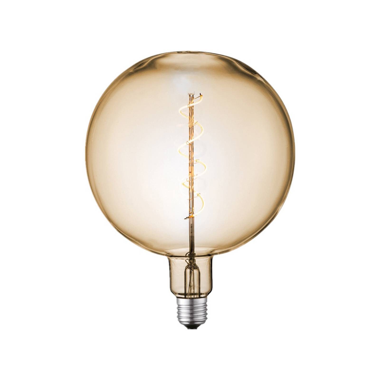 Lucande Dekolicht E27 4W LED-Filamentglobe, warmweiß