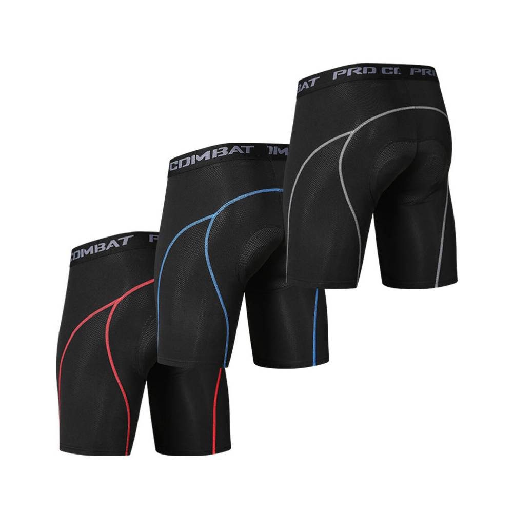 Blusmart Radlerhose Gepolsterte Radunterwäsche für Damen und Herren (Stoßfest, atmungsaktiv, Schnelltrocknend, elastisch) Radsportshorts Fahrradhosen mit 4D Gel Sitzpolster