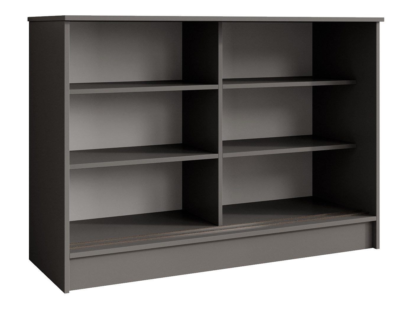 Beautysofa Kommode MIRELA mit 2 Schiebetüren (in 100 cm, 120 cm oder 160 cm, verschiedene Farben), mit dekorativen Sprossen – Bild 4 von 5