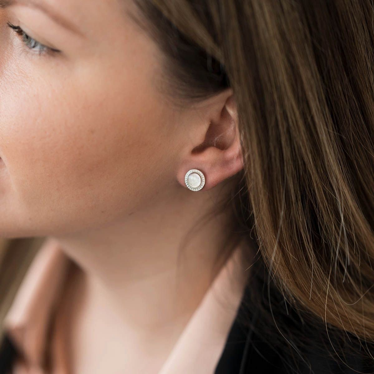 Materia Paar Ohrstecker Damen Ohrringe Perlmutt günstig online kaufen