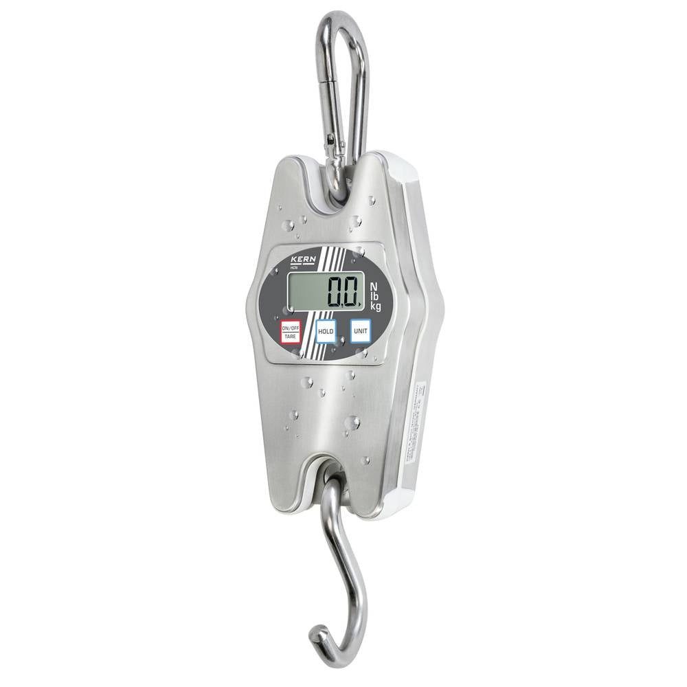Kern Kofferwaage Hängewaage HCN 200K500IP, Kalibrierbar, Mit Haken, Mit Karabiner