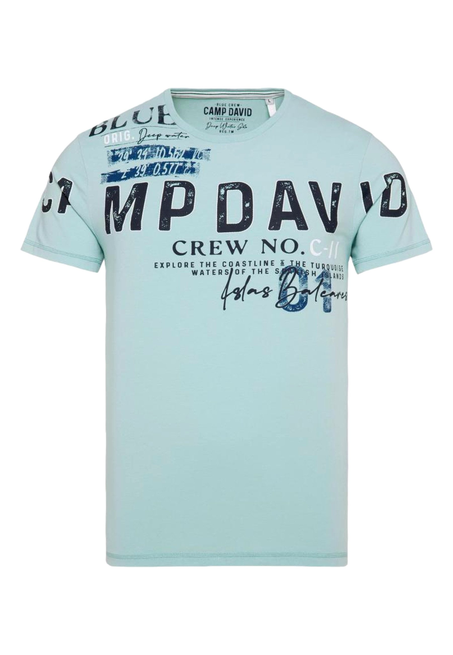 CAMP DAVID T-Shirt T-Shirt Kurzarmshirt (1-tlg., günstig online kaufen