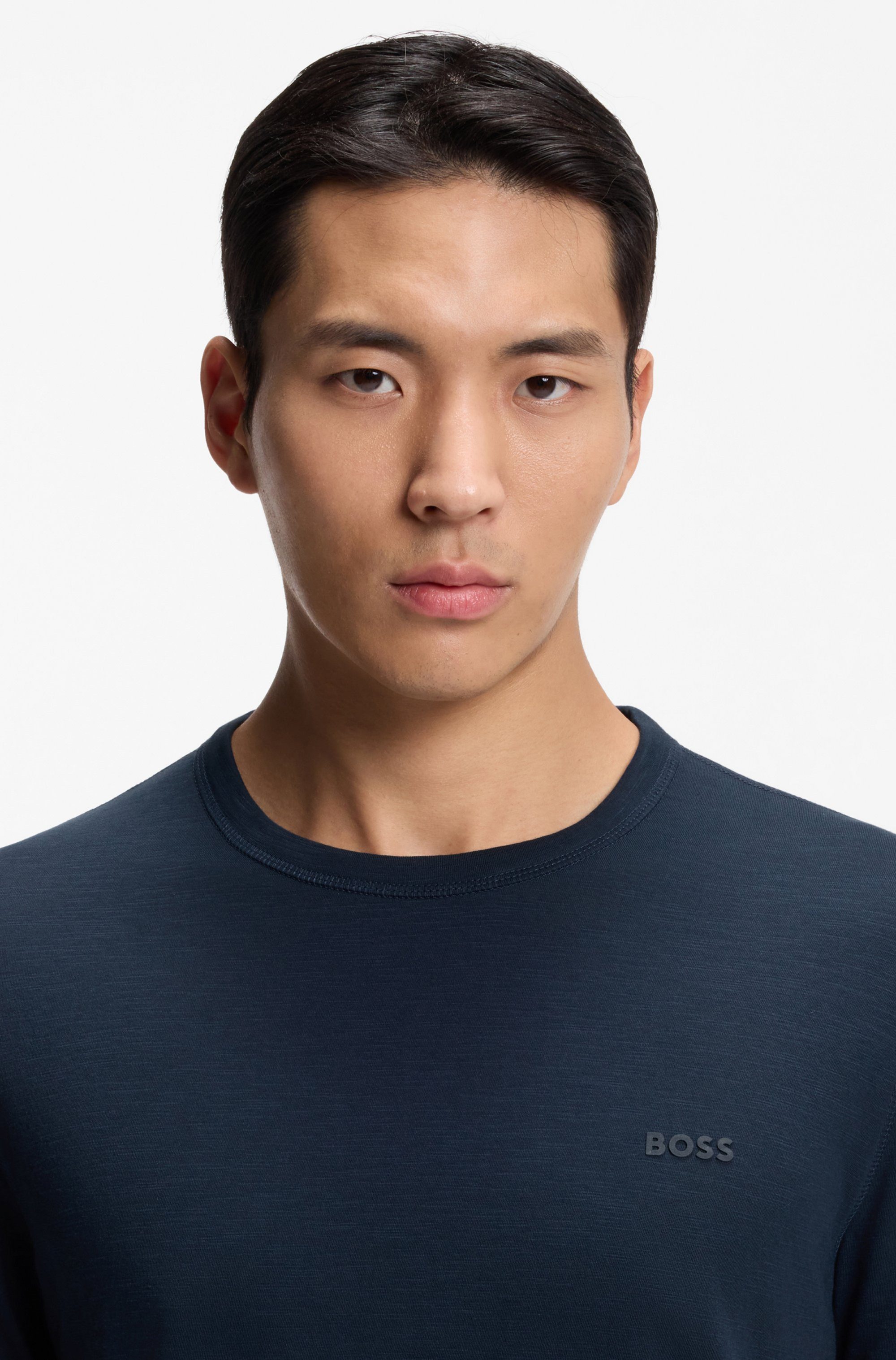 BOSS ORANGE T-Shirt Tegood Rundhalsausschnitt, Regular Fit, Logoschriftzug günstig online kaufen