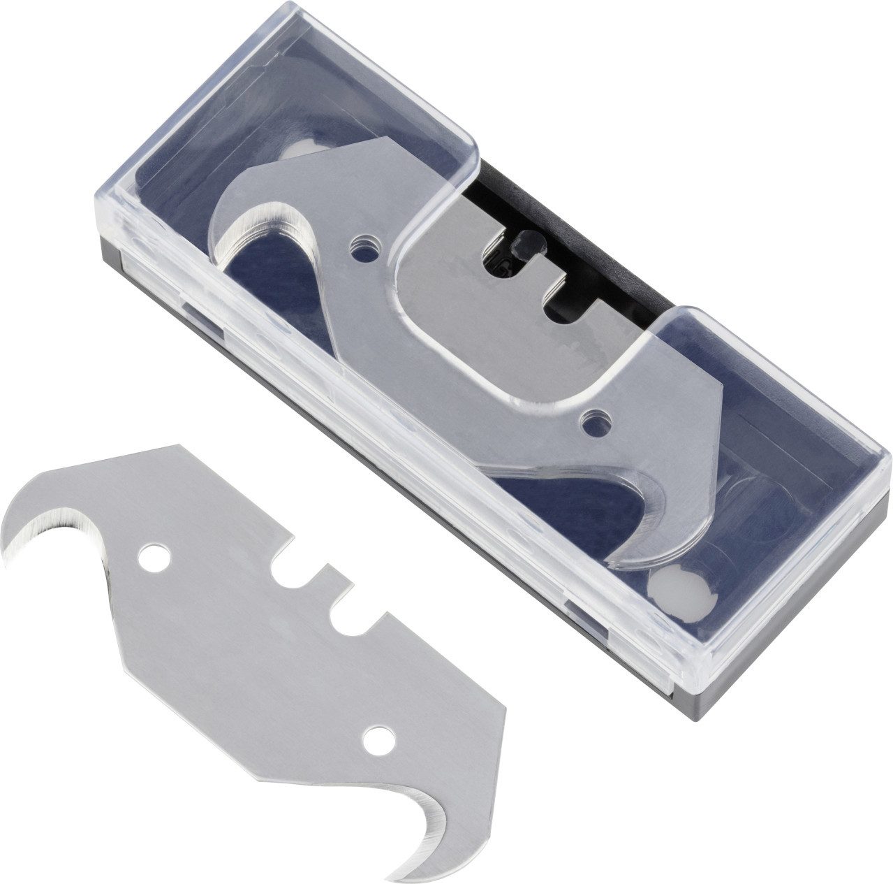 Wolfcraft Cuttermesser Wolfcraft Hakenklingen-Set Profi 51 mm 5 Stück