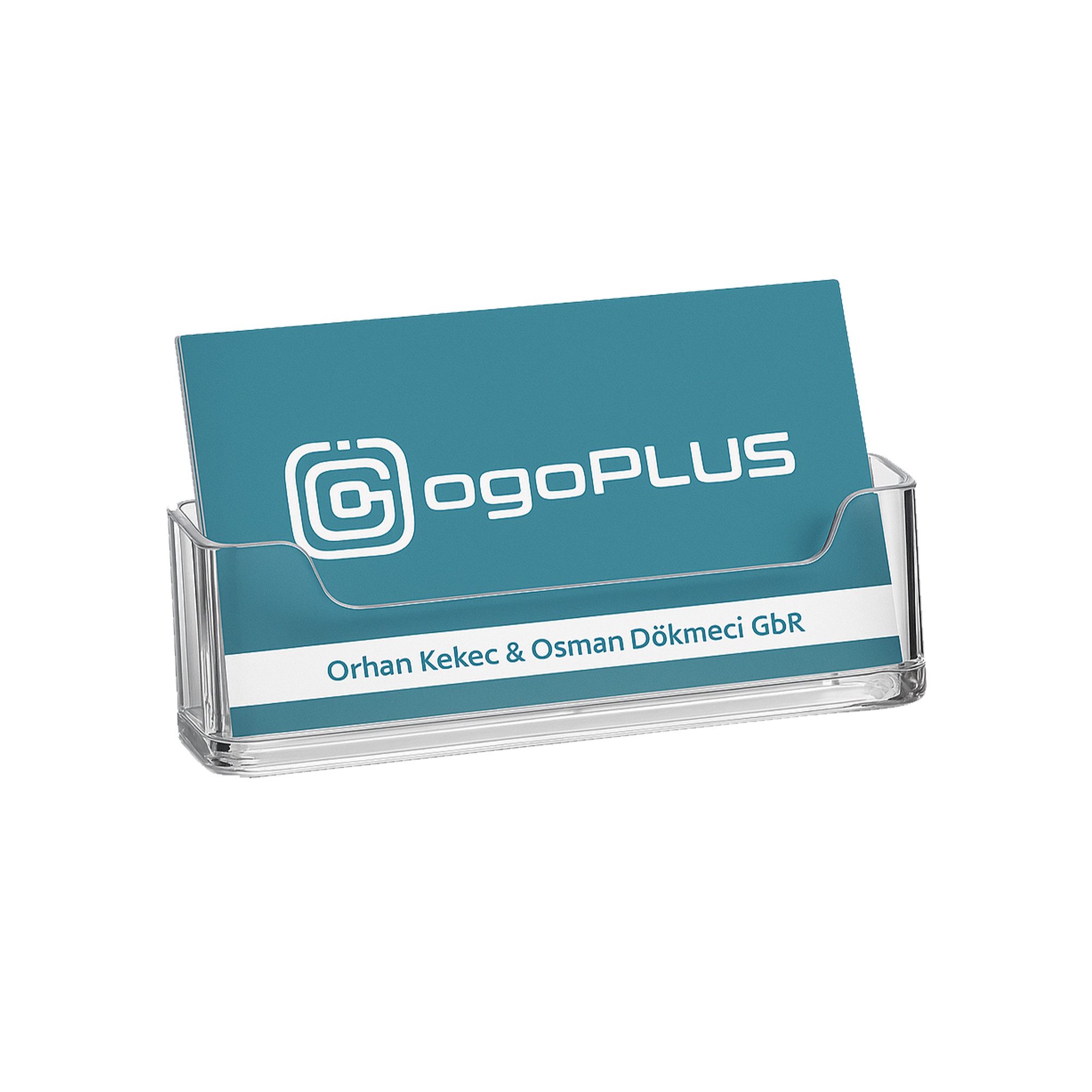 ogoPLUS Визитные карточки Визитные карточкиständer mit Farbauswahl, Визитные карточкиhalter