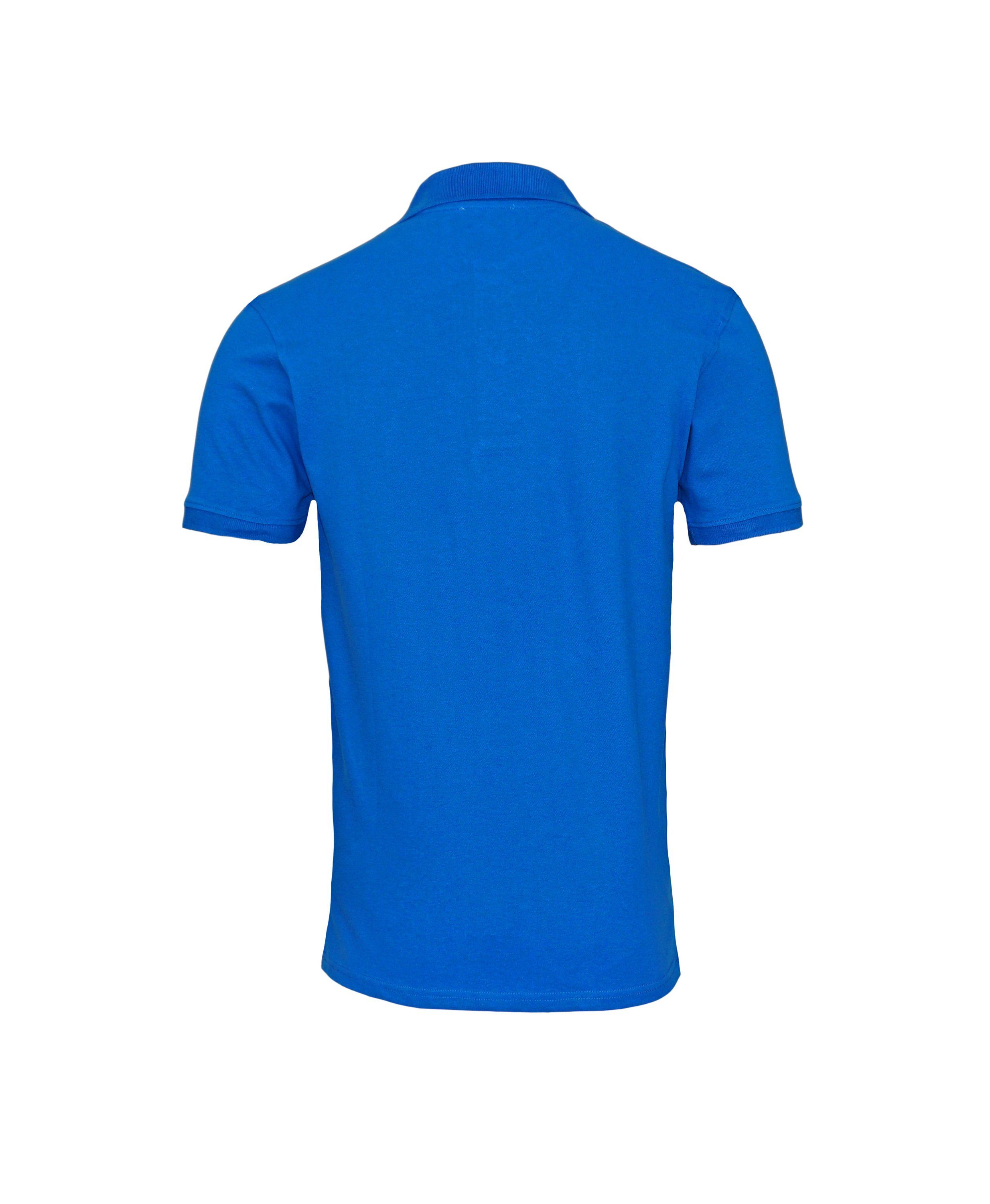U.S. Polo Assn Poloshirt (1-tlg) Basic Shortsleeve Shirt Polo Poloshirt blau