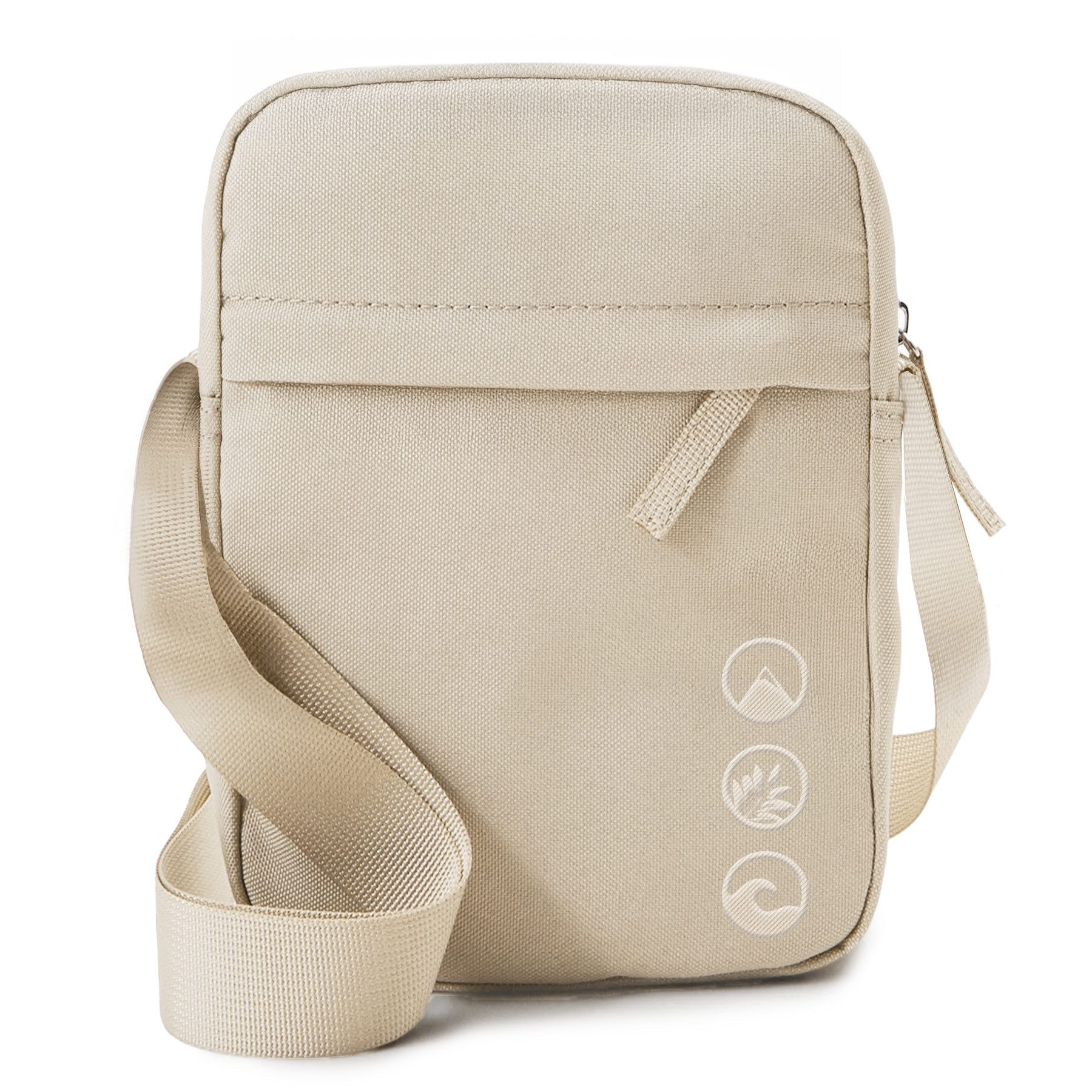 SONS OF ALOHA Umhängetasche Cross-Body Bag OAHU Sling Bag Schultertasche, Umhängetasche, Cross-Body Bag, unisex, recyceltes PET, beige
