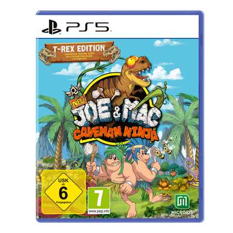 New Joe & Mac: Caveman Ninja - T-Rex Edition PlayStation 5