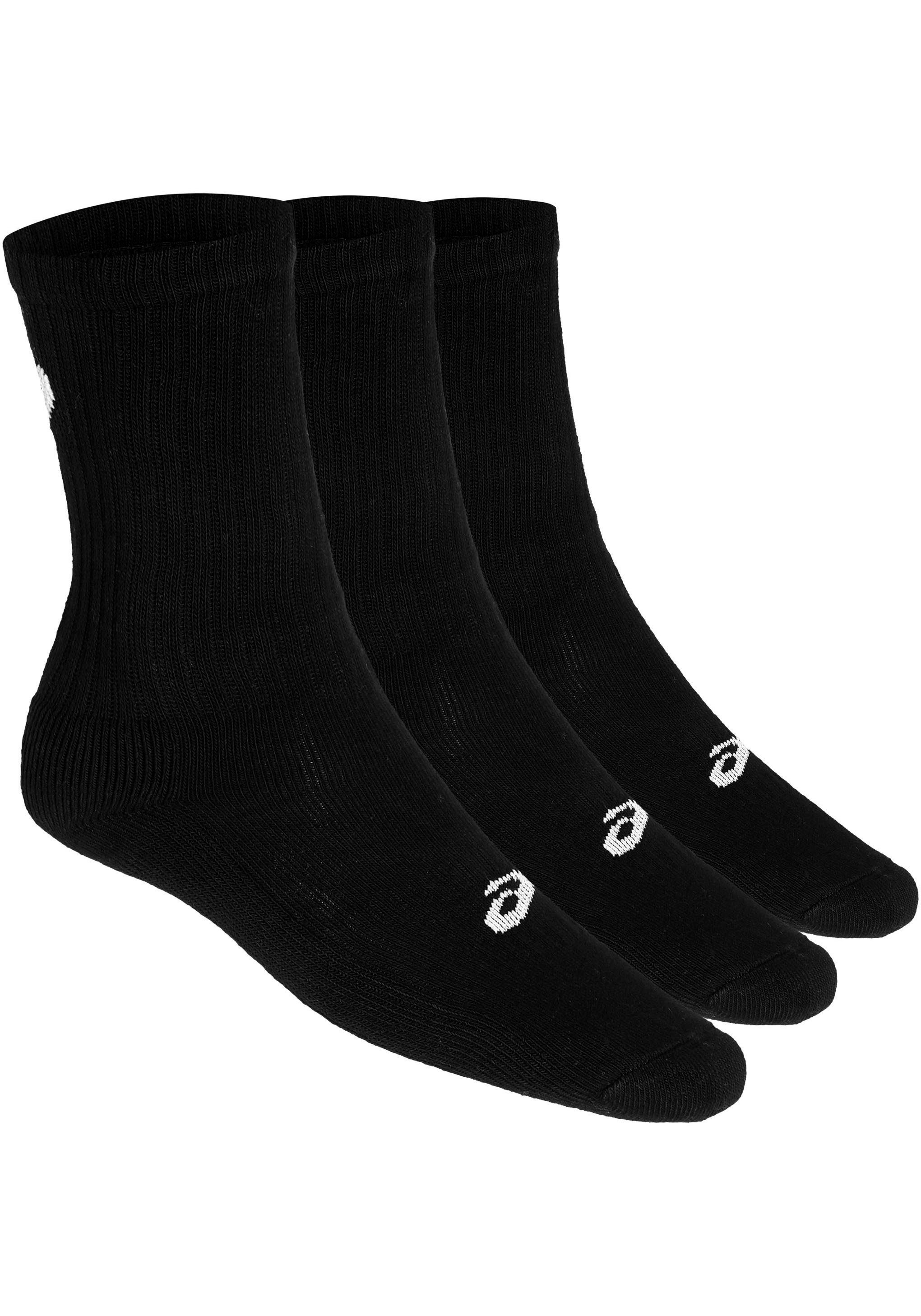 Asics Laufsocken 3PPK CREW (3-Paar, BLACK Set)