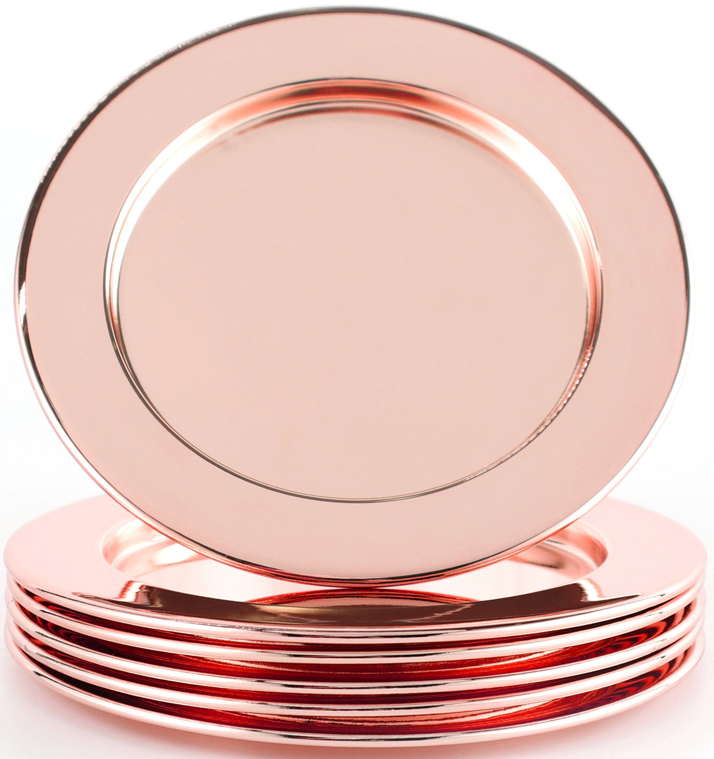 ECHTWERK Glasuntersetzer, Set, 6-tlg., Getränke-Untersetzer aus Edelstahl, Untersetzer rund, Ø ca. 8 cm