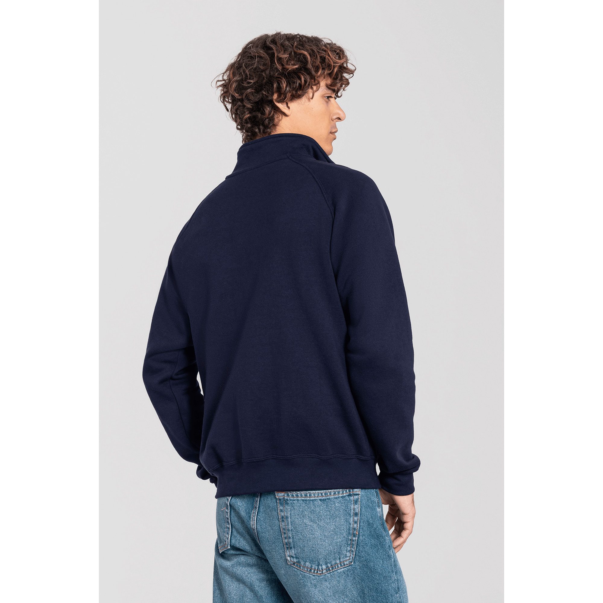 Fruit of the Loom Sweatshirt Iconic Premium Zip Neck Sweat – Bild 4 von 5