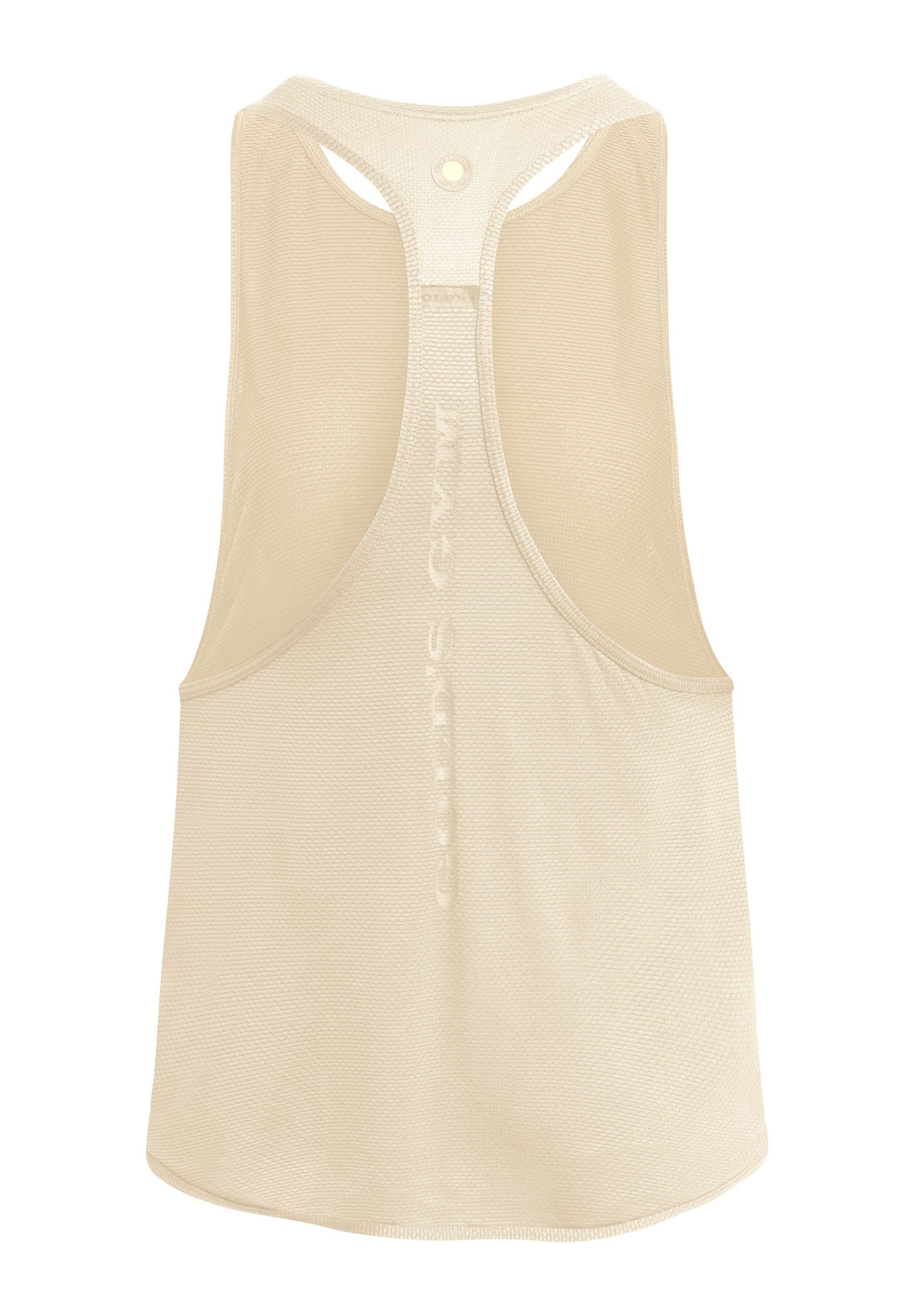 GOLD'S GYM APPAREL Tanktop MARYLOU nachhaltige Materialien, atmungsaktiv, reflektierendes Band