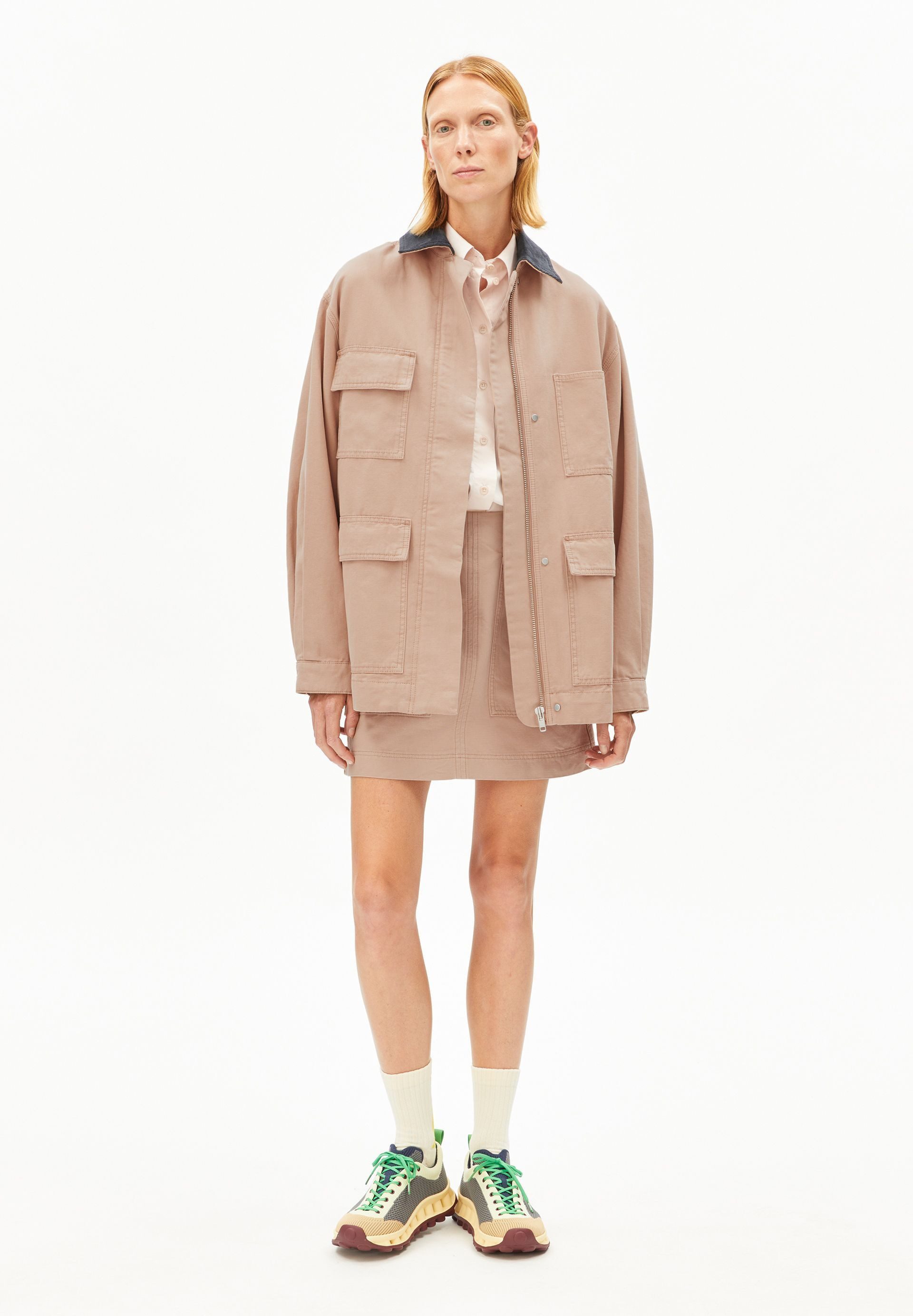 Armedangels Hemdjacke WORKWEAR CANVAS Overshirt aus Bio-Baumwolle Oversized Fit
