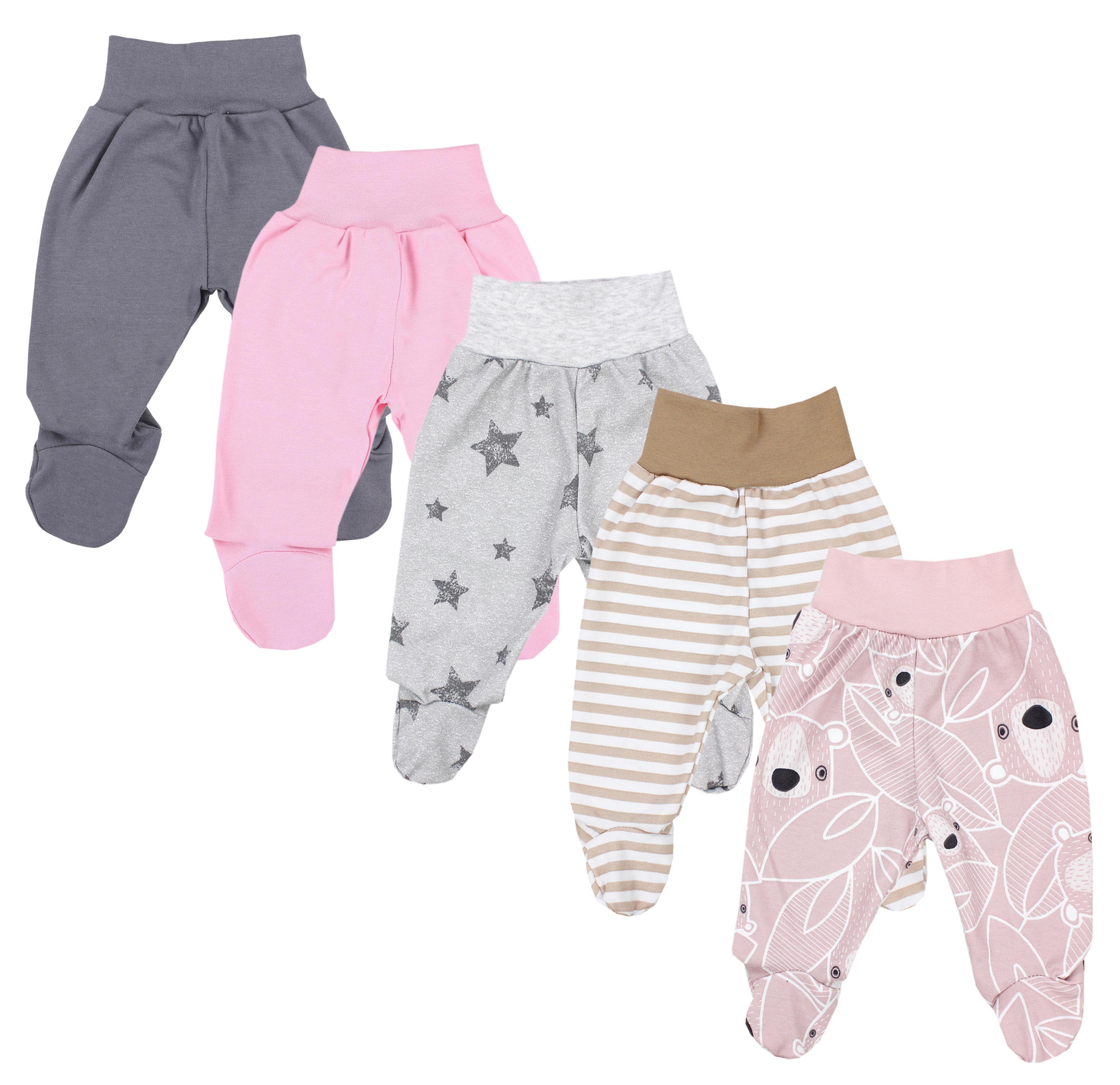 5er TupTam Mädchen Fuß Unisex Schlupfhose Pack Hose Baby Bunte 6 mit TupTam