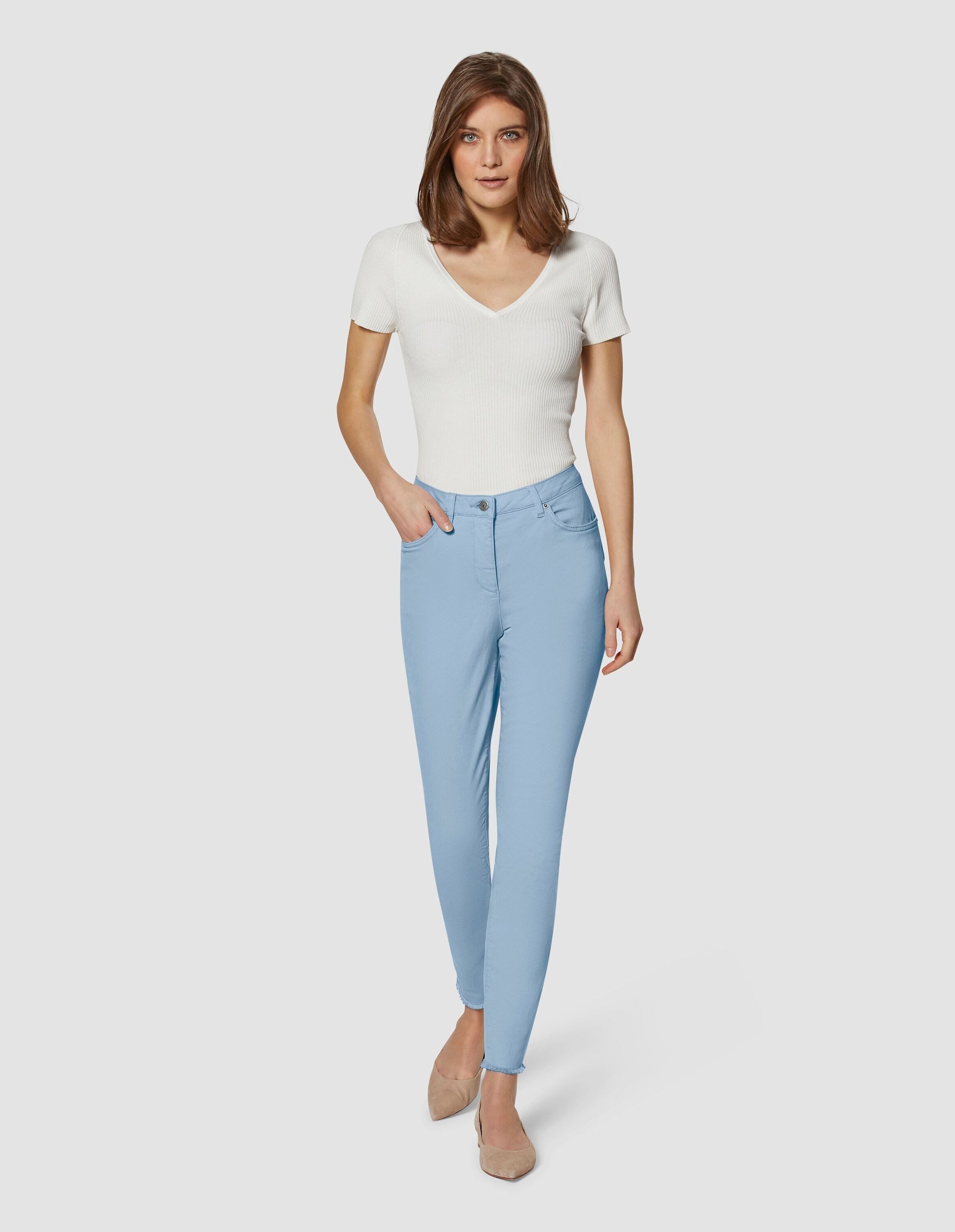 MADELEINE Gerade Jeans Mid Waist Skinny-Hose günstig online kaufen