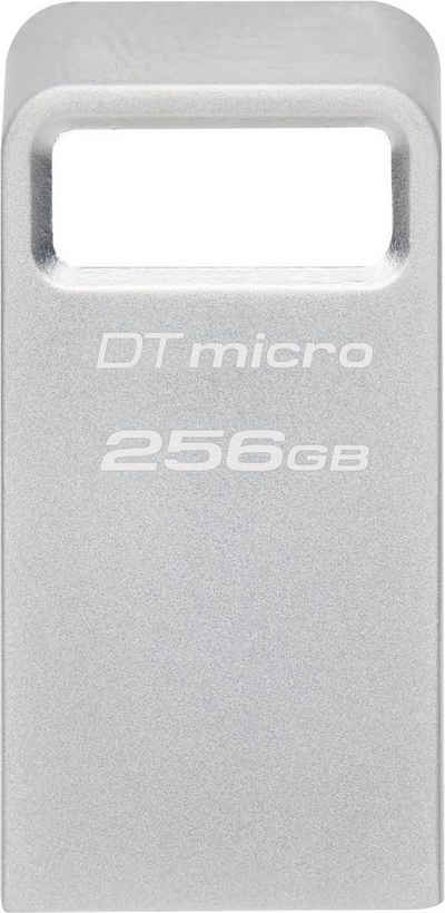 Kingston DATATRAVELER® MICRO 256GB USB-Stick (USB 3.2, Lesegeschwindigkeit 200 MB/s)