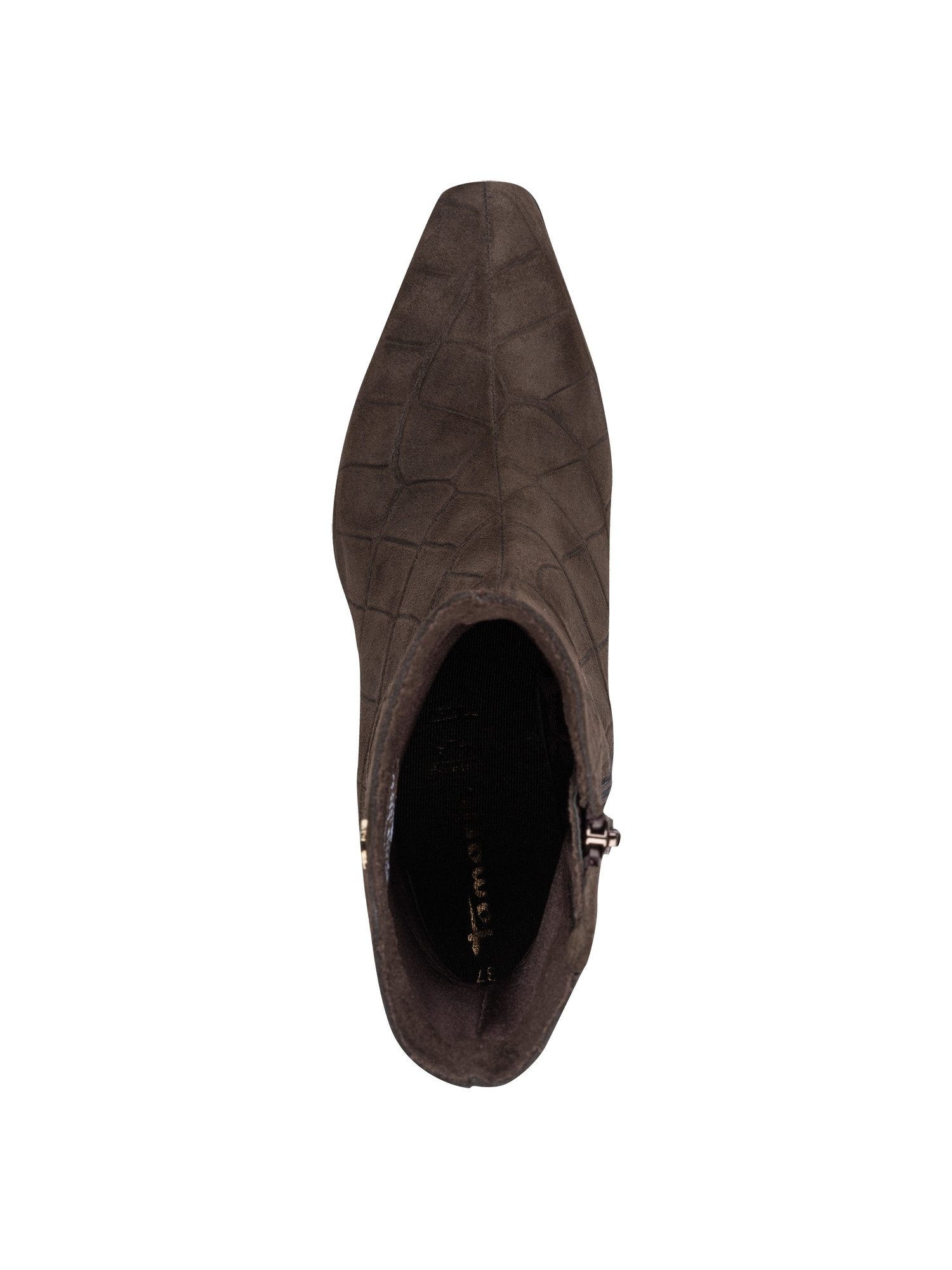 Tamaris A.slide/A.shokk, TOUCH-IT aus Leder Trapezabsatz Stiefelette A.slide/A.shokk