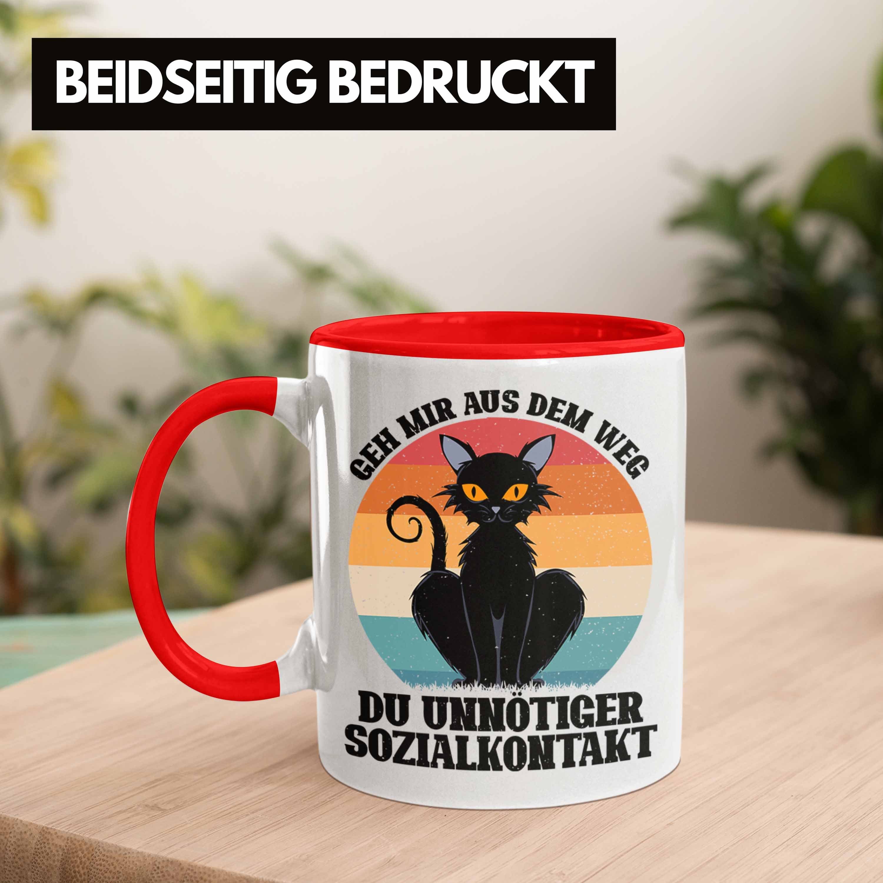 - Dem Aus Rot Spruch Trendation Trendation Geh Lustiger Tasse Weg Geschenk Mir Du Sozialkontakt Tasse Unnötiger