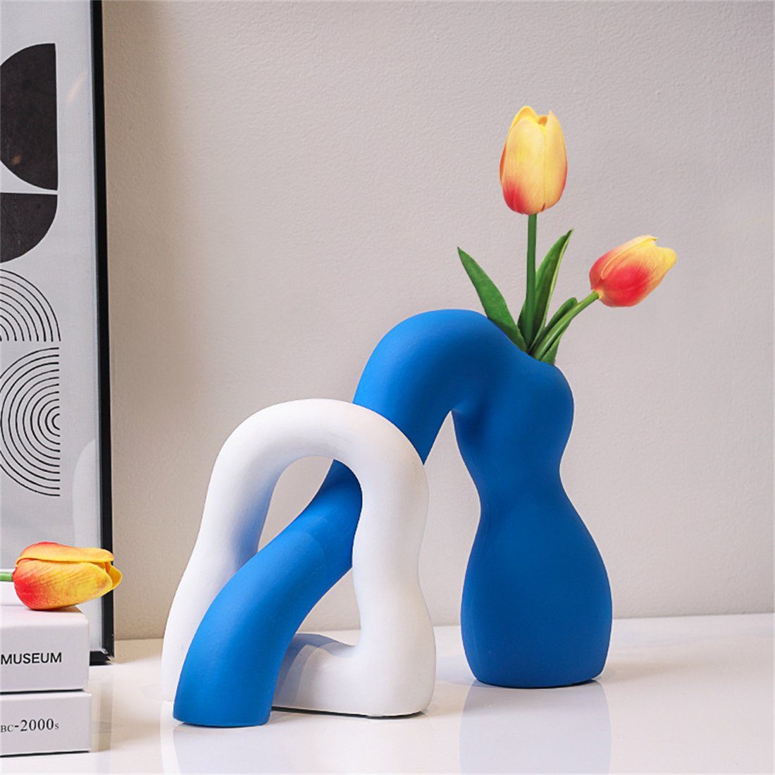 HOPPO~ Dekovase Kreatives modernes Vasen-Set, dekorative Vase für Zuhause