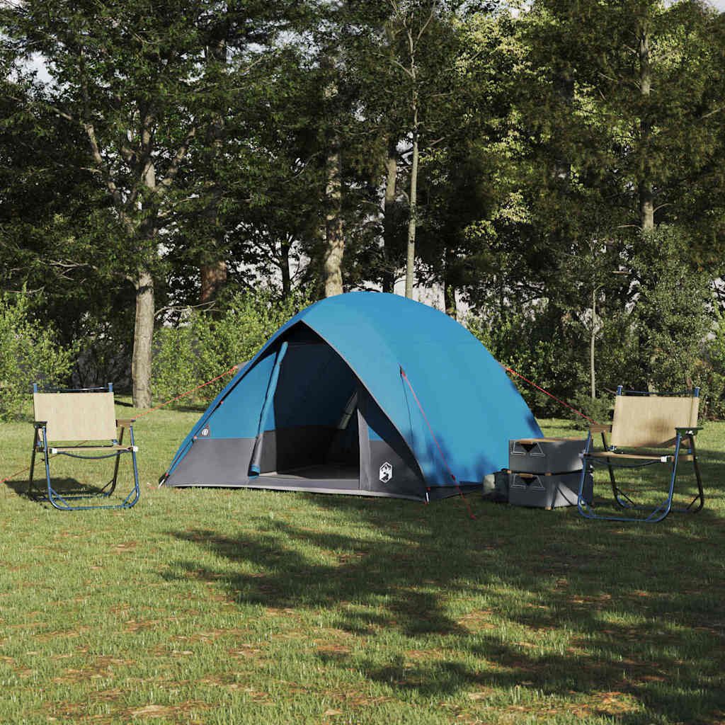 Faltzelt Campingzelt 275 x 230 x 140 cm Blau