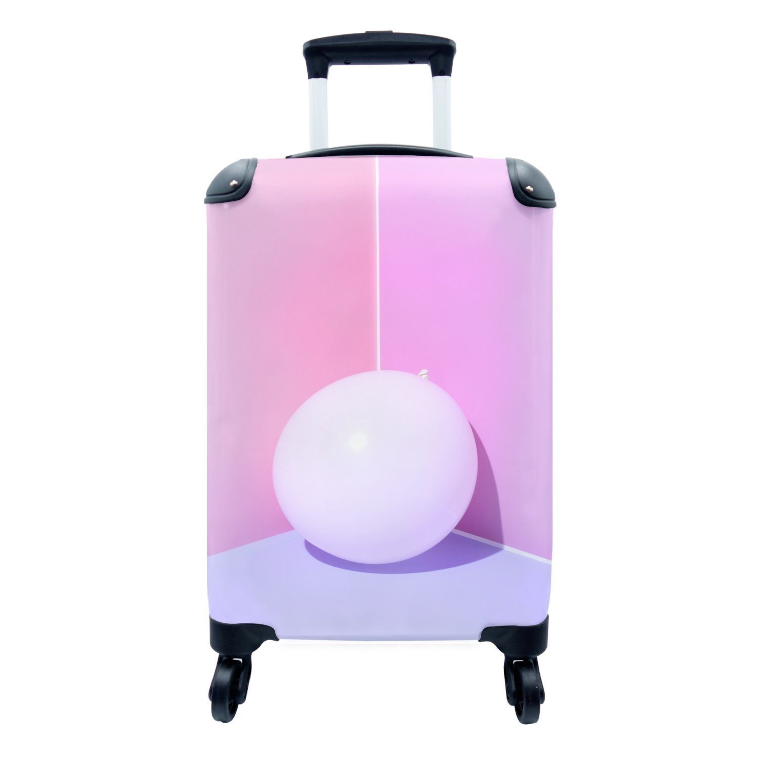 MuchoWow Handgepäckkoffer Luftballon in für Reisekoffer der Handgepäck mit Trolley, 4 Ecke, rollen, Rollen, Ferien, Reisetasche