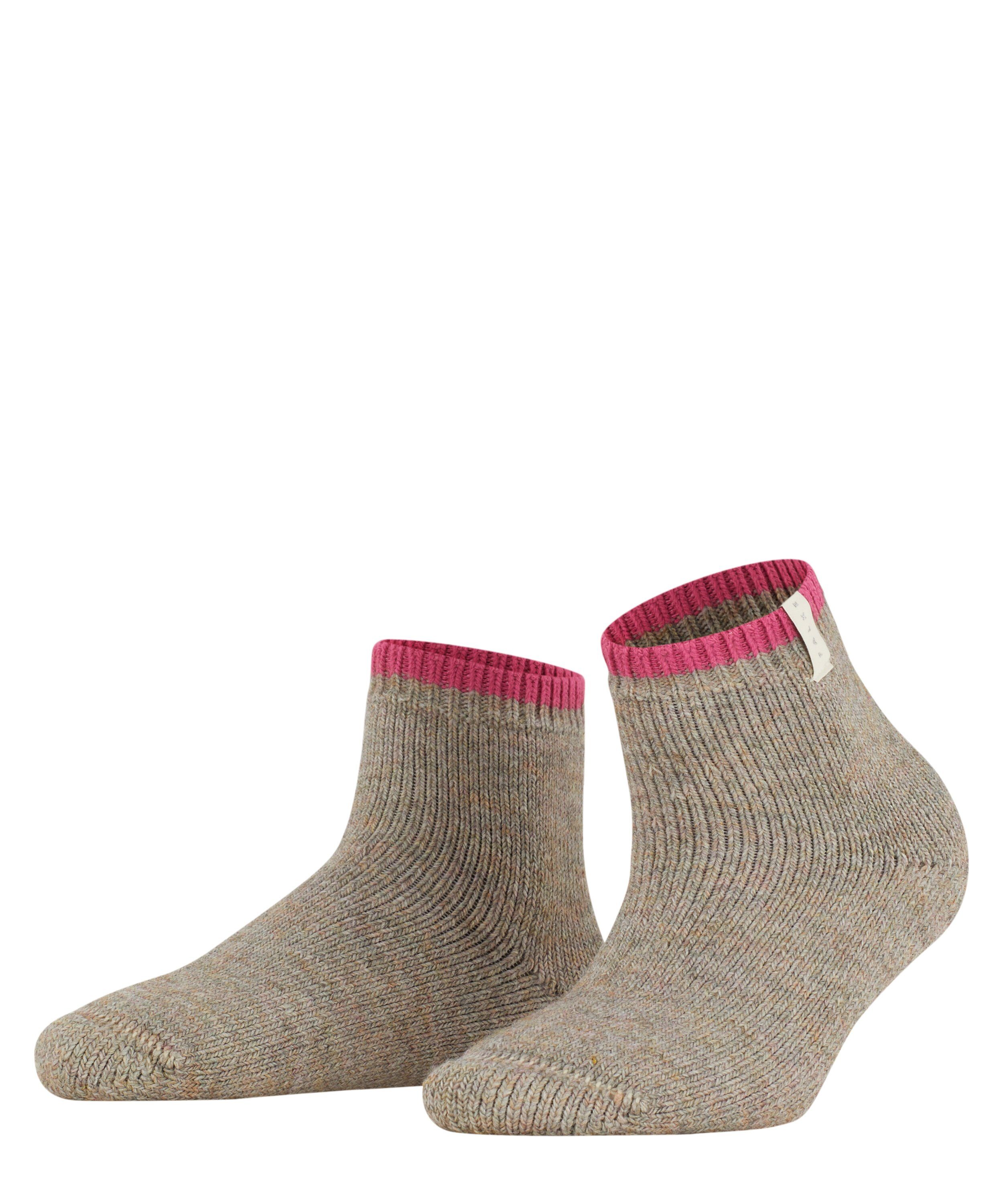 FALKE Socken Cosy Plush (1-Paar) nut mel. (4770)