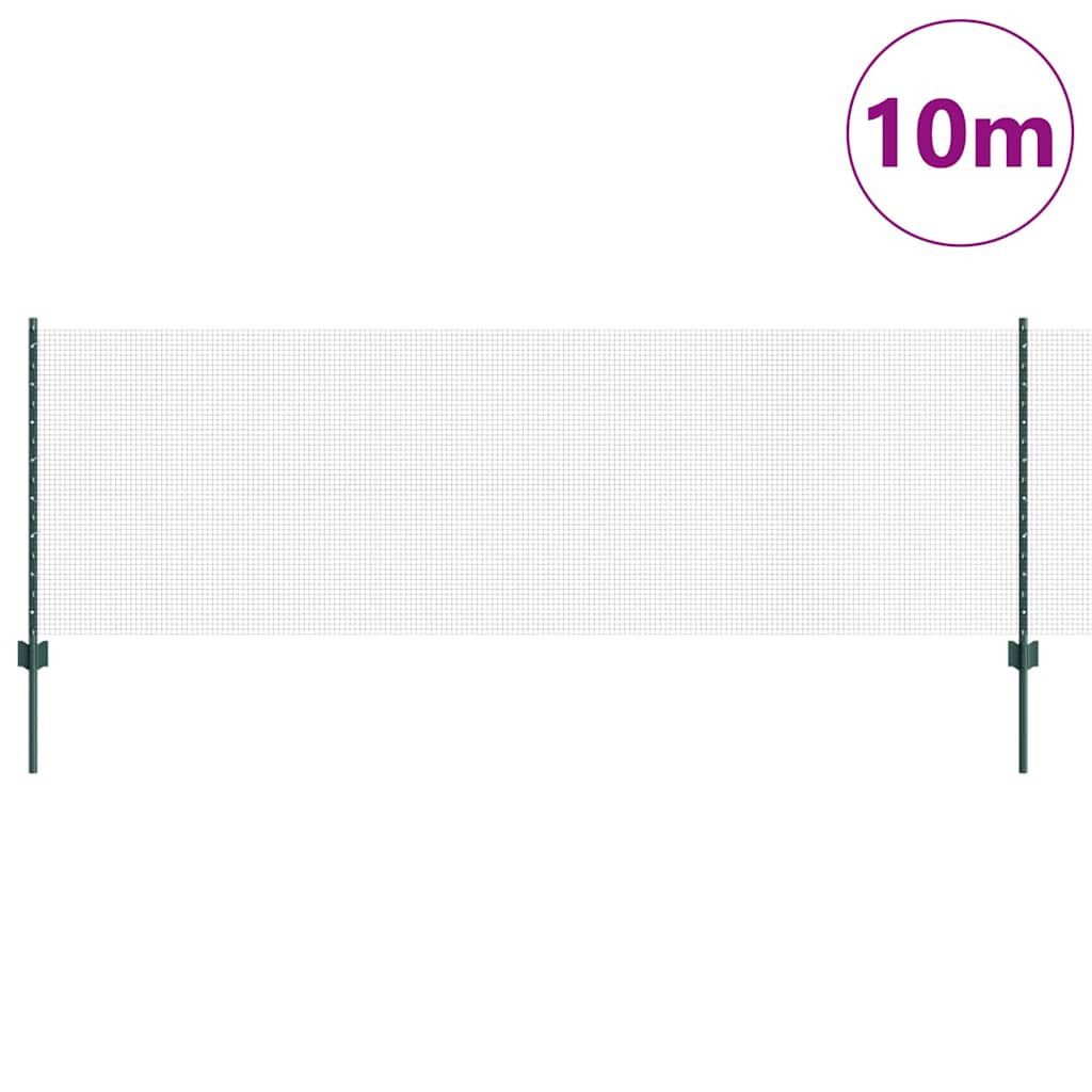 vidaXL Gartenzaun Zaun mit Pfosten Grün günstig online kaufen
