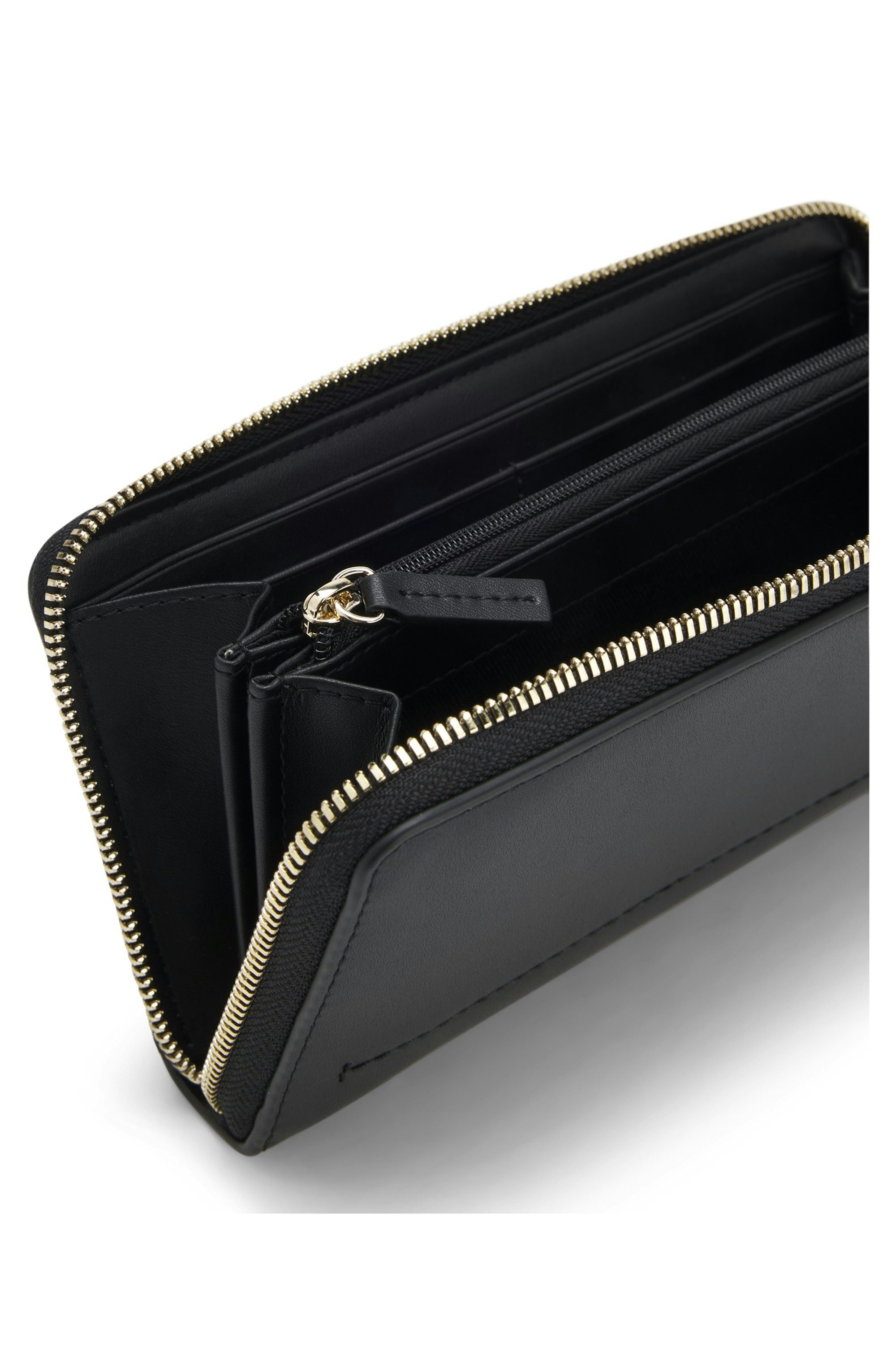 HUGO Brieftasche Yorih, Damen Portemonnaie, Geldeutel, Money Pocket mit Reißverschluss