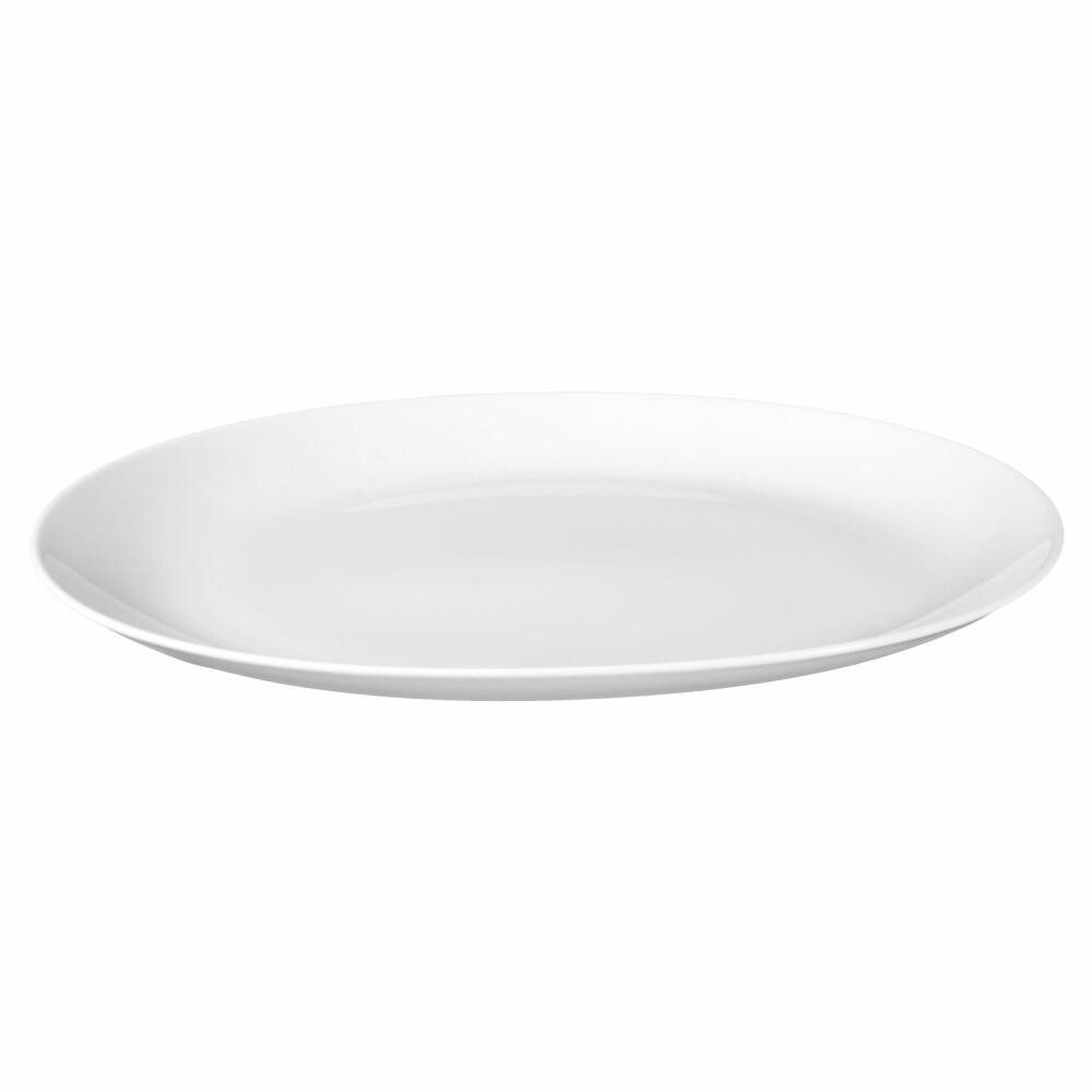 Seltmann Weiden Servierplatte Lido Oval Weiß 35.1 x 24.2 cm, Porzellan
