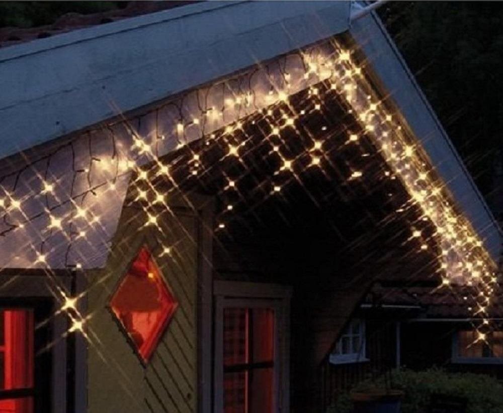 STAR LED-Lichterkette 497-56 LED Eisregen Lichterkette 144er warmweiß günstig online kaufen