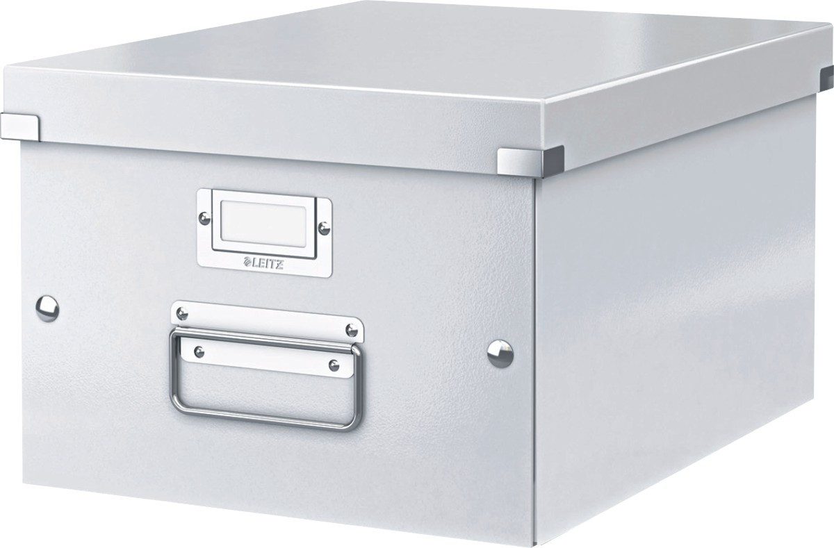 Aufbewahrungsbox Ablagebox Click & Store A4 weiß