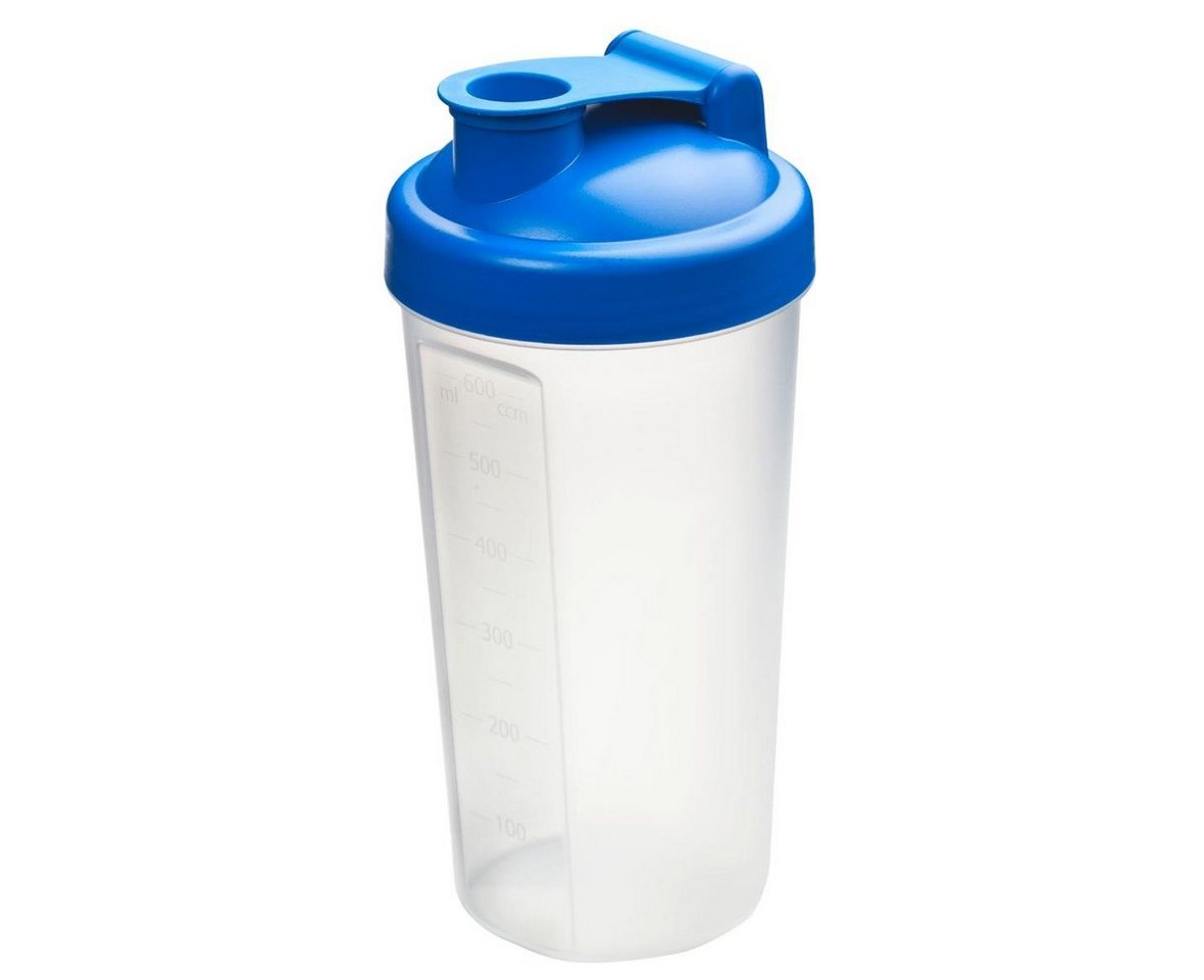 elasto Protein Shaker PROTEIN auslaufsicherer Fitness shaker 600 ml inkl. Sieb, Shaker für Eiweiß- & Sportgetränke, BPA-frei, einfache Reinigung