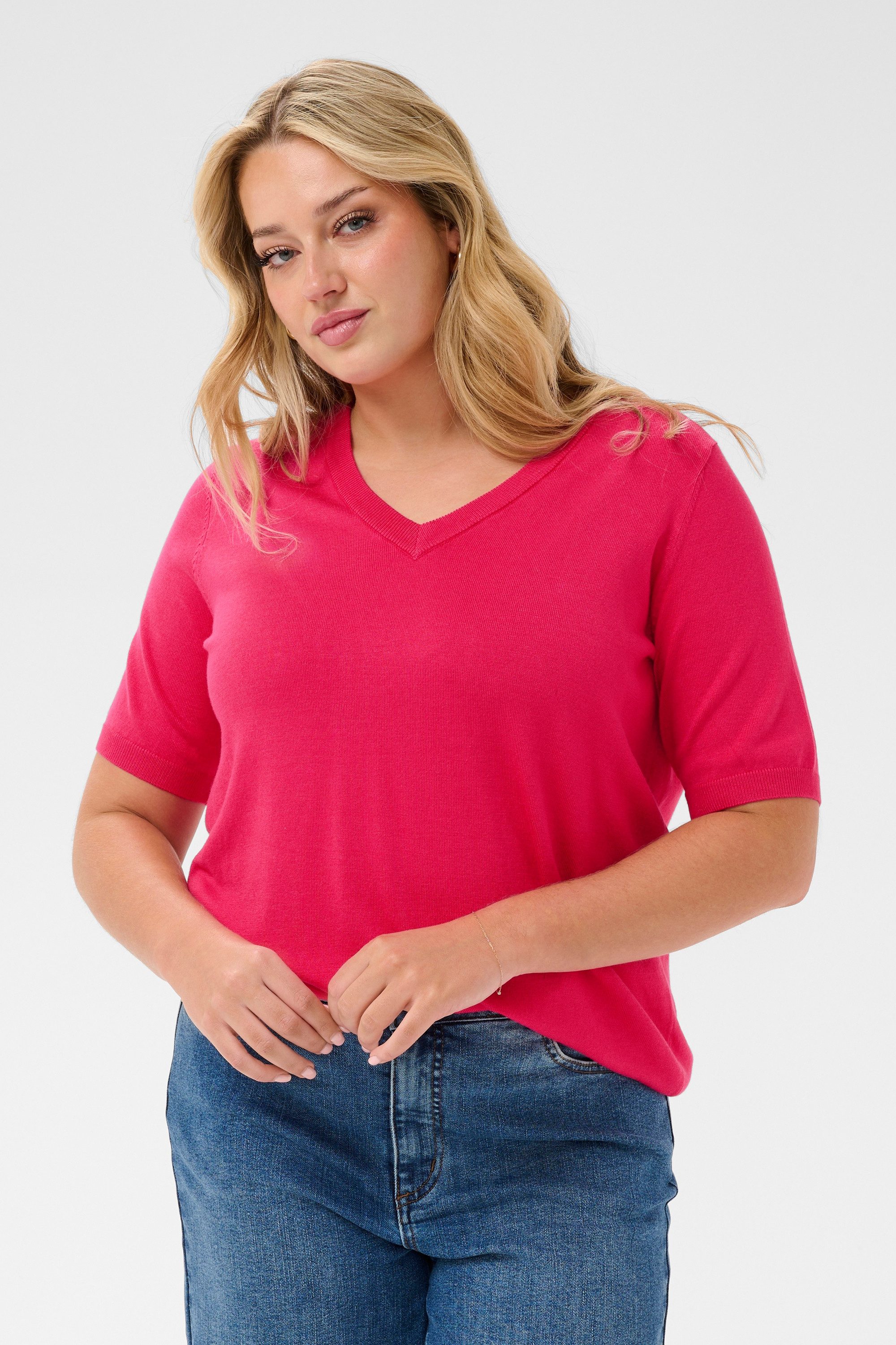 KAFFE Curve Strickpullover Strickpullover KClizzy Große Größen