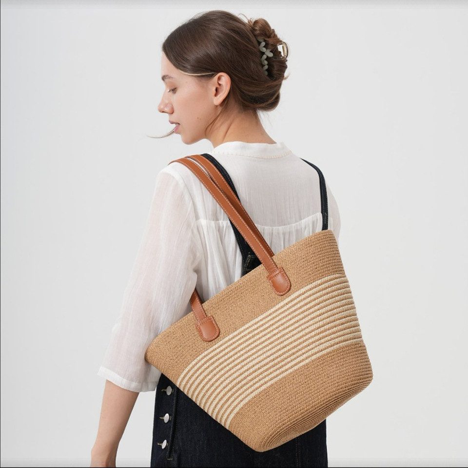 Coonoor Strandtasche Strohtaschen für Damen, Gewebte günstig online kaufen