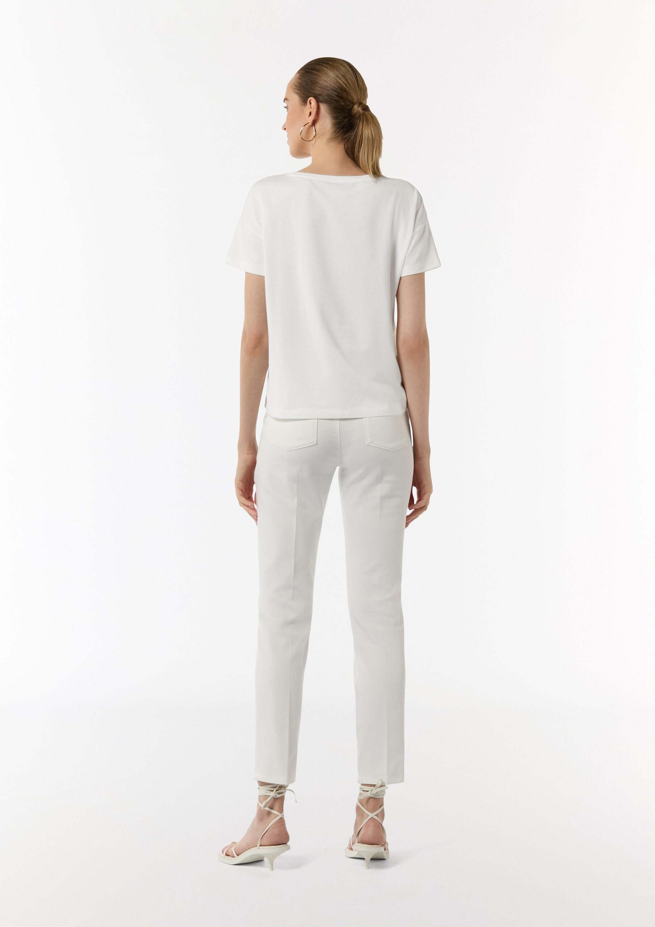 comma Kurzarmshirt T-Shirt T-Shirt mit Frontprint